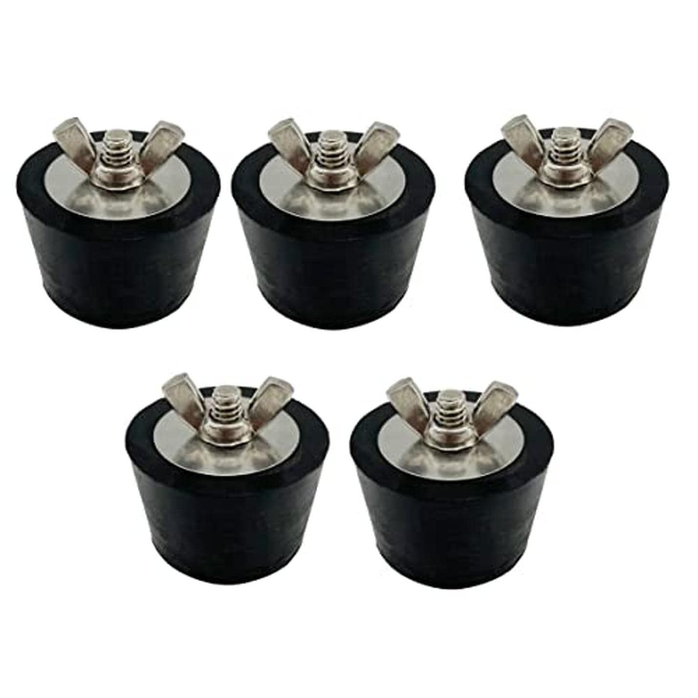 Poolzilla RP-1.5-5PC 5 PCS 1.5 inch Commercial Grade Swimming Pool Winterizing Skimmer Plug for In Ground and Above Ground Pools