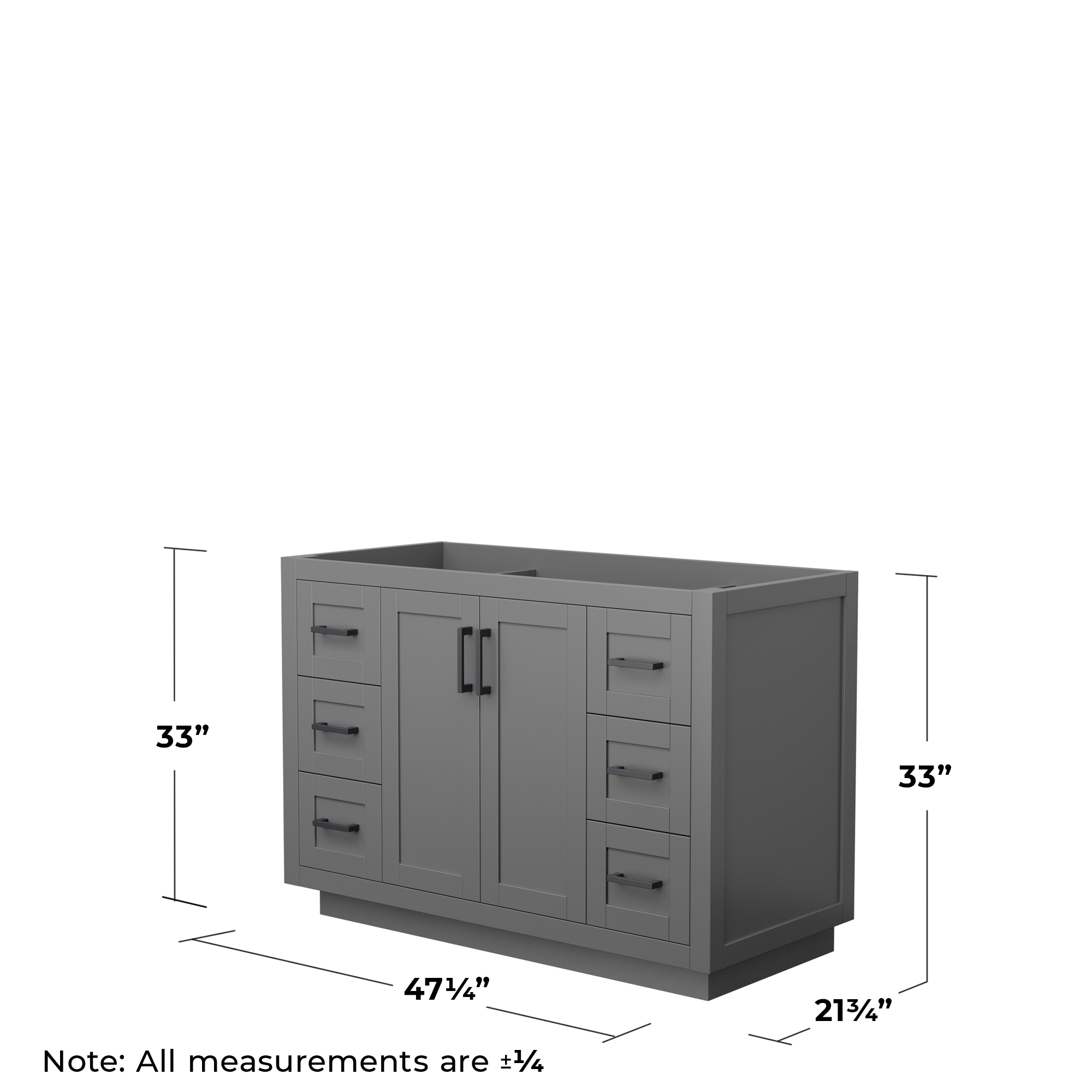Wyndham Collection WCF292948SGBCXSXXMXX vanities - View #3