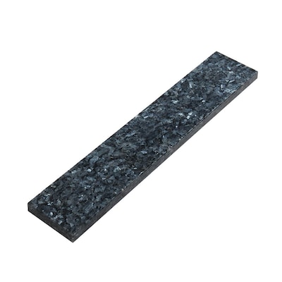 Bestview 4-in H x 21.25-in L Blue Pearl Granite Bathroom Side Splash Bestview 4-in H x 21.25-in L Blue Pearl Granite Bathroom Side Splash