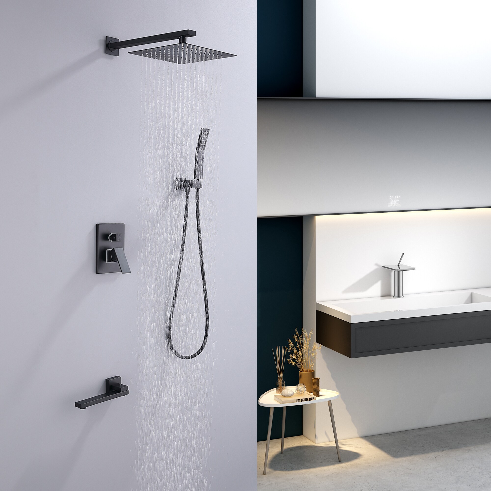 MODLAND MDL1SS01MB8 Showerhead-Bar-Panels - View #2