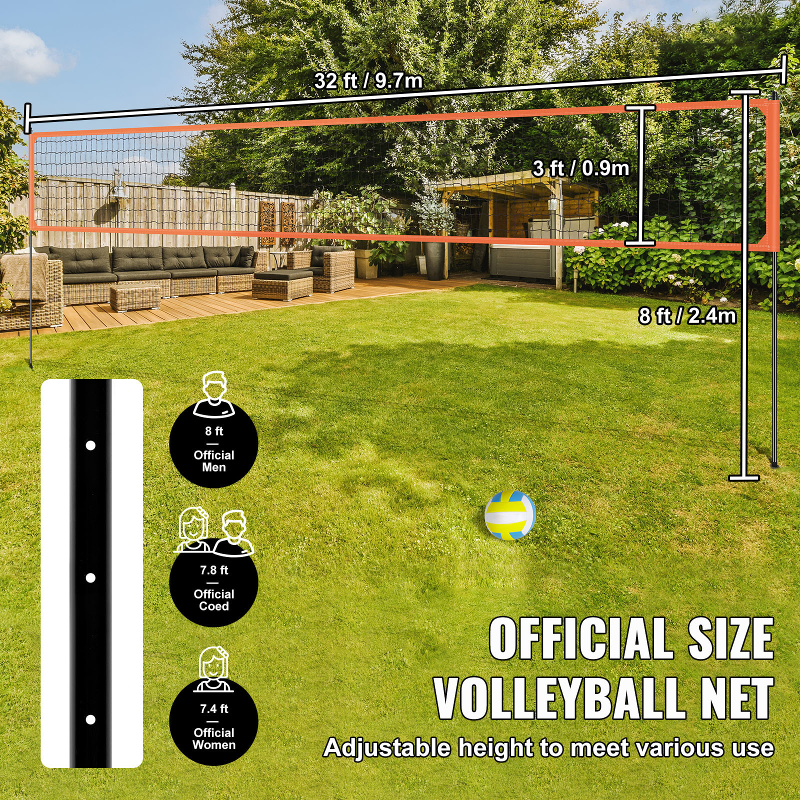 VEVOR PQWTZ323YCLGRY89QV0 Portable-Party-Game - View #3