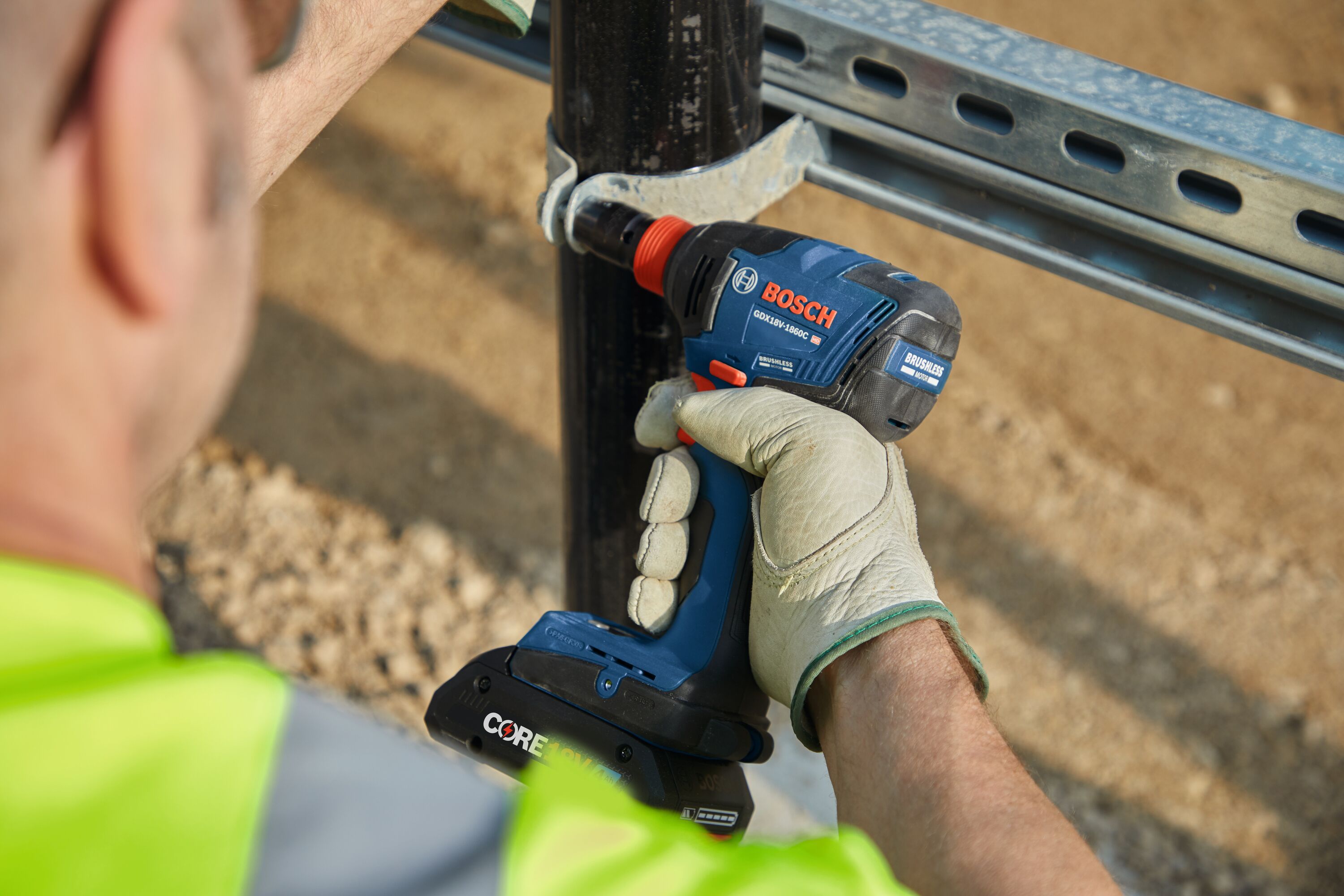 Bosch 18-volt 1/4-in; 1/2-in Brushless Cordless Impact Driver in