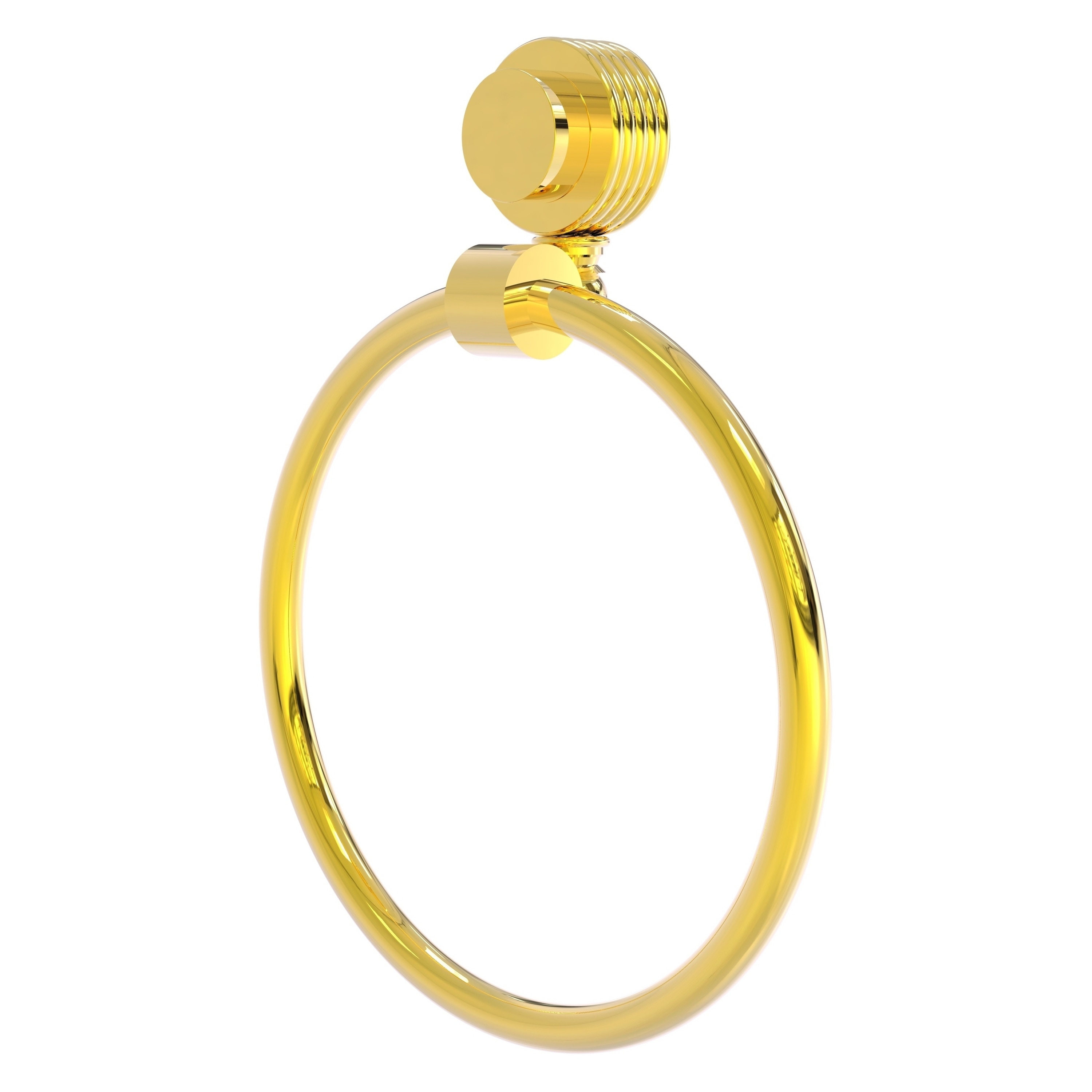 Allied Brass 416G-PB Venus Polished Brass Wall mount Single Towel Ring