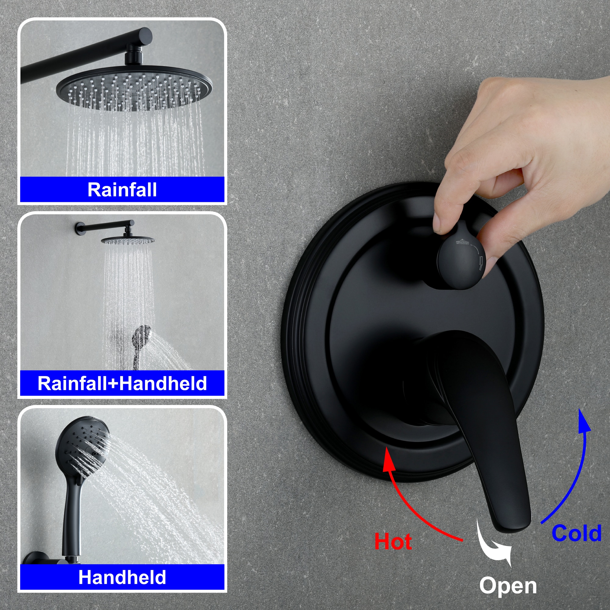 Mondawe MO6006-10ORB Showerhead-Bar-Panels - View #6
