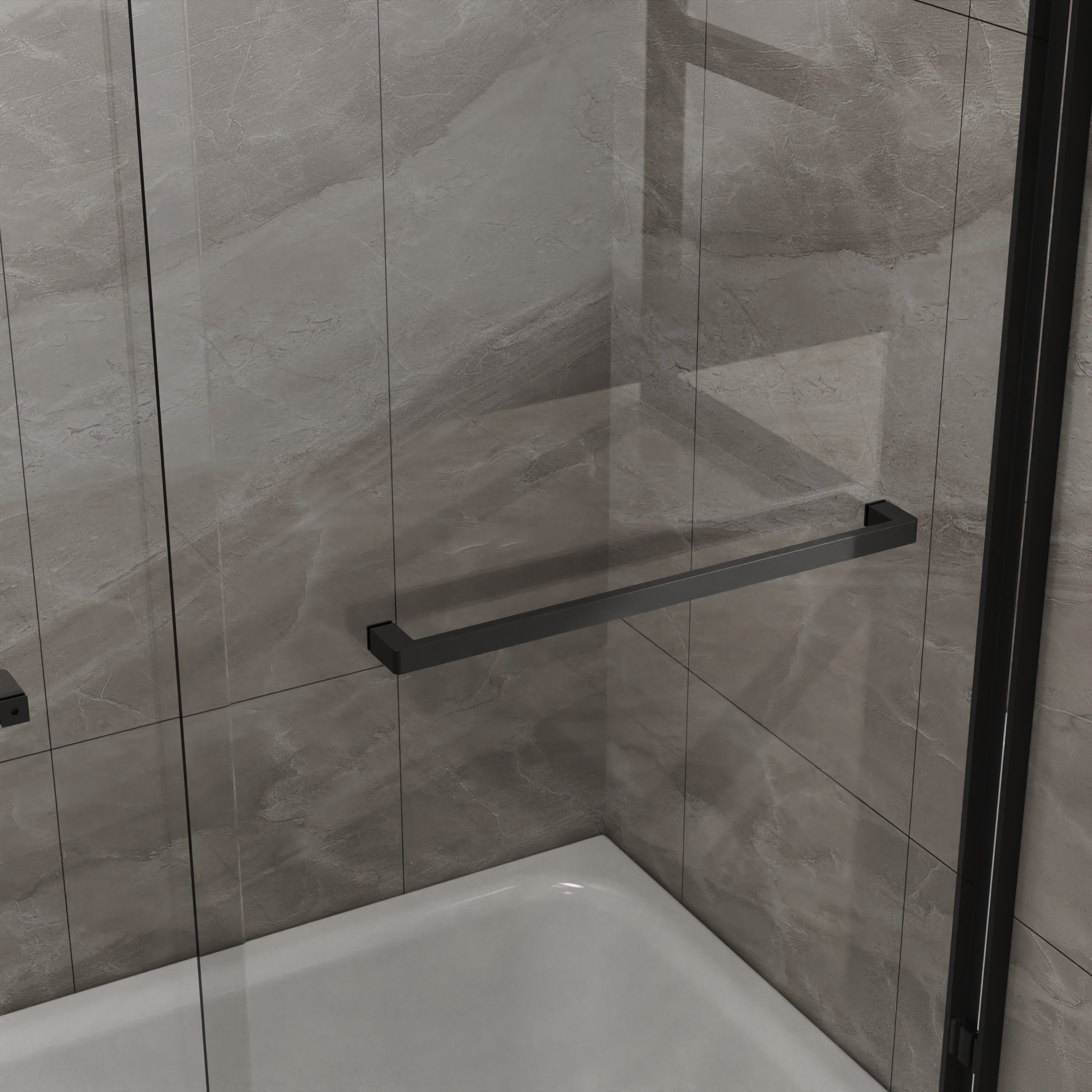 WELLFOR DTG-BAS110MB Shower-Doors - View #5