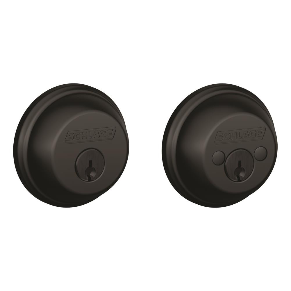 Schlage B60 Series Matte Black Double Cylinder Deadbolt B62622 Sansujyuku sansujyuku.com