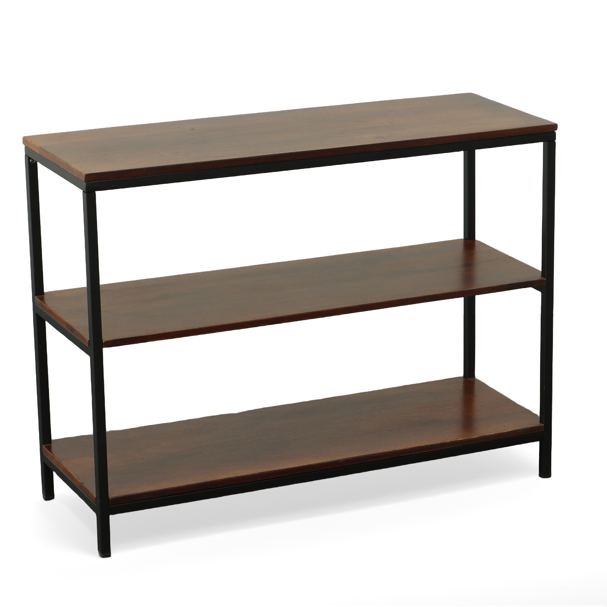 Carolina Cottage Mundra Console Rustic Chestnut Console Table at Lowes.com