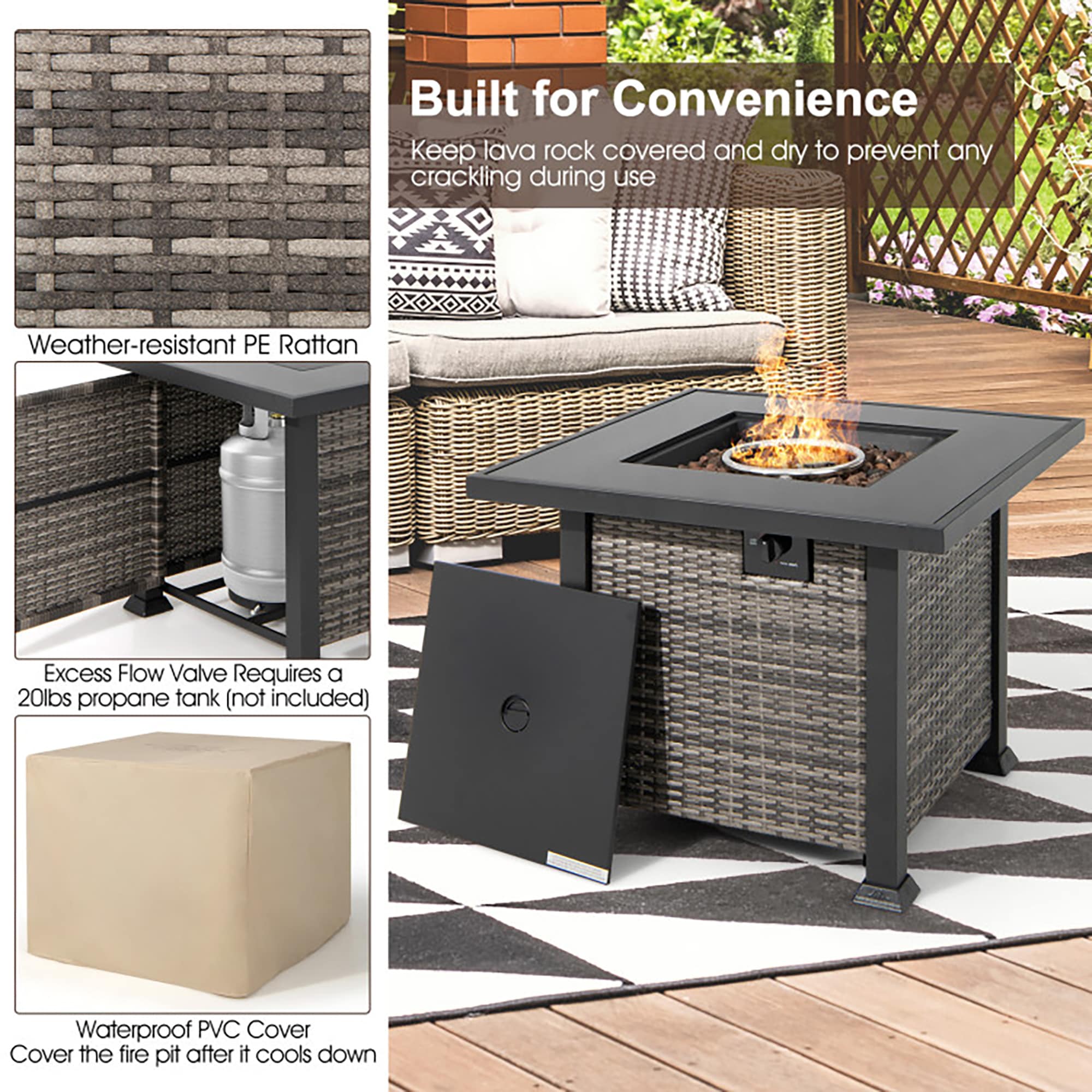 CASAINC CEW-HY3615DBOR Patio-Conversation-Sets - View #5