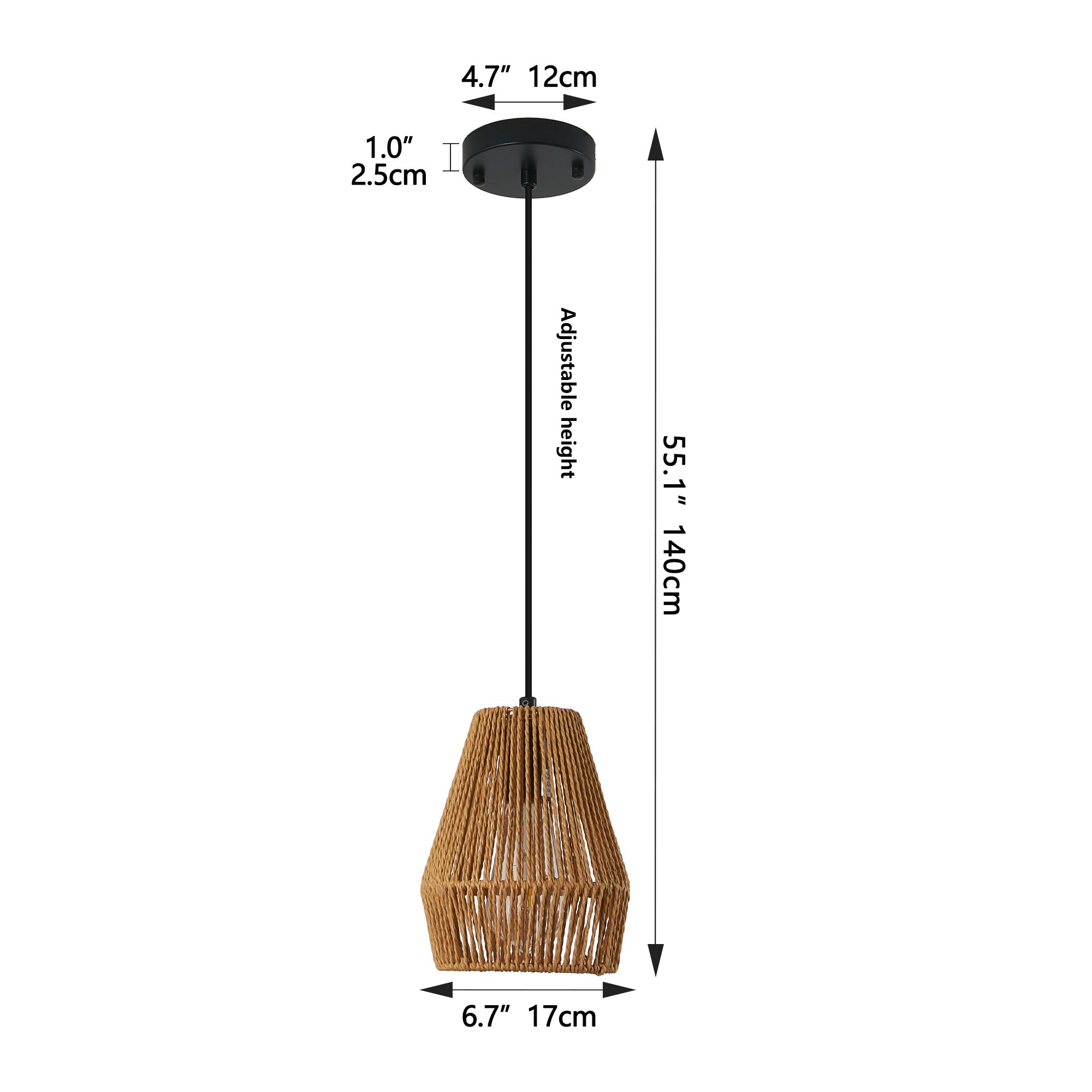 BABOOM BOM-10121US-OR Pendant-Lights - View #3