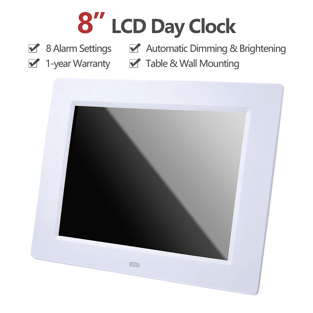Yescom 06CLK001-8IN-07-LO Indoor-Outdoor-Clocks - View #2