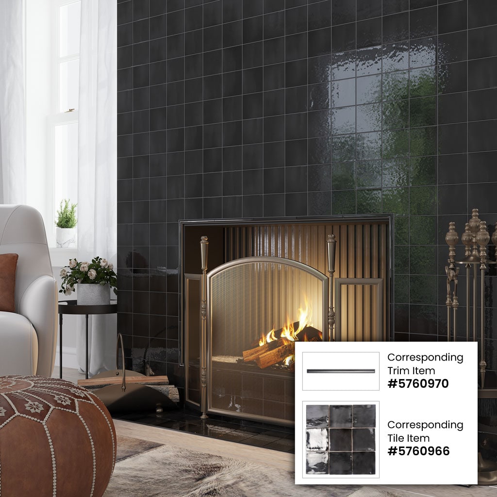 Apollo Tile CRE88BLKPENA Wall-Trim-Accent-Tile - View #5