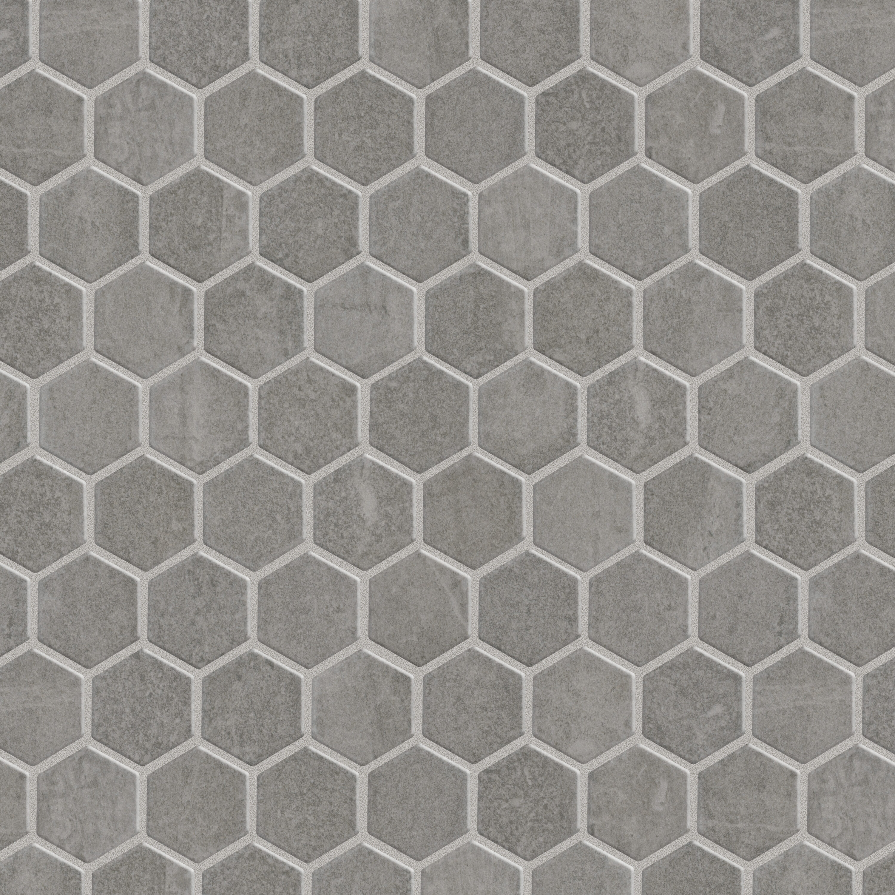 Affinity Tile FRGLVXLG Liverpool Hex Light Grey 10-in x 11-in Matte Ceramic Hexagon Mosaic Floor and Wall Tile ( 9.72-sq ft Carton