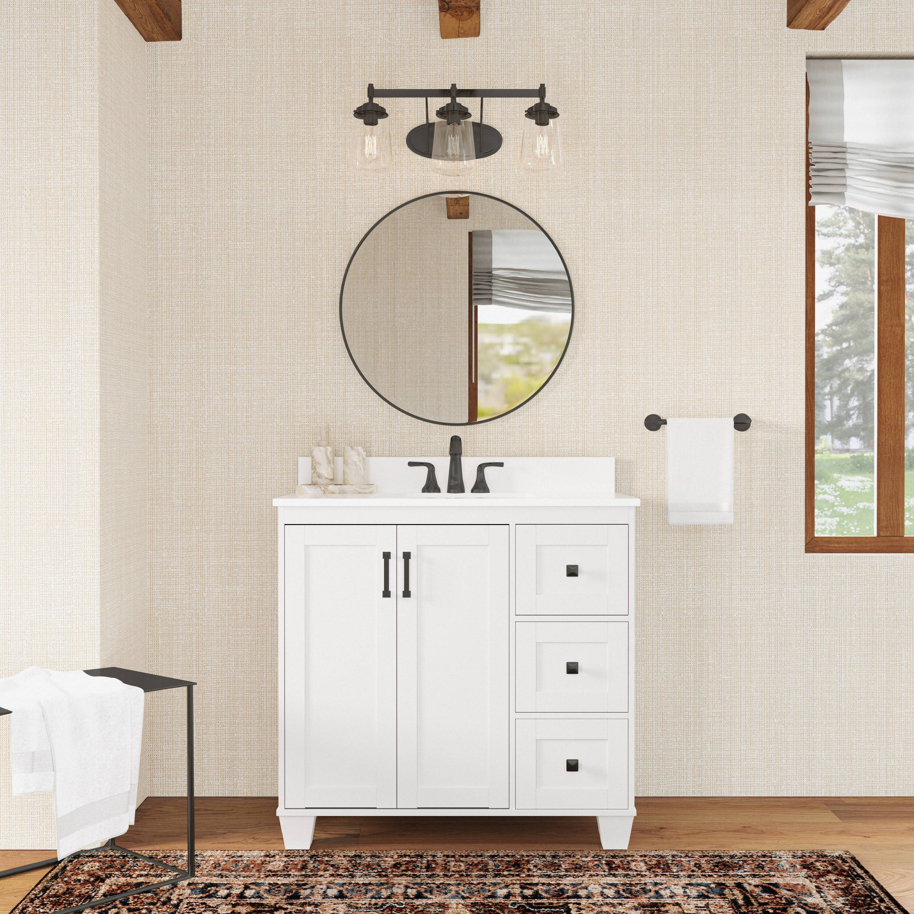 allen + roth LWS36GBV Bath-Vanity-Combo - View #12