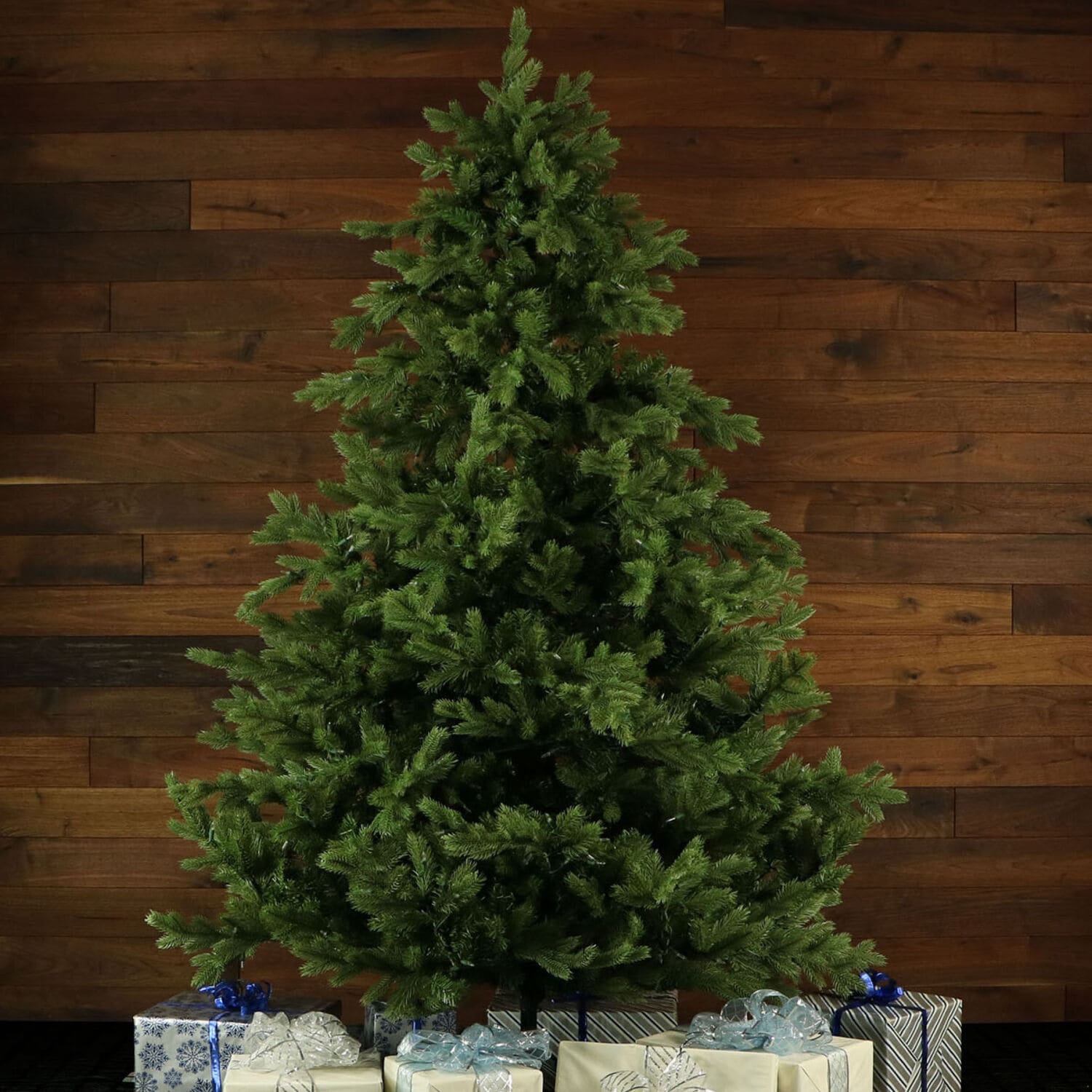 Foxtail Pine 10' Green Artificial Christmas Tree with Metal Base