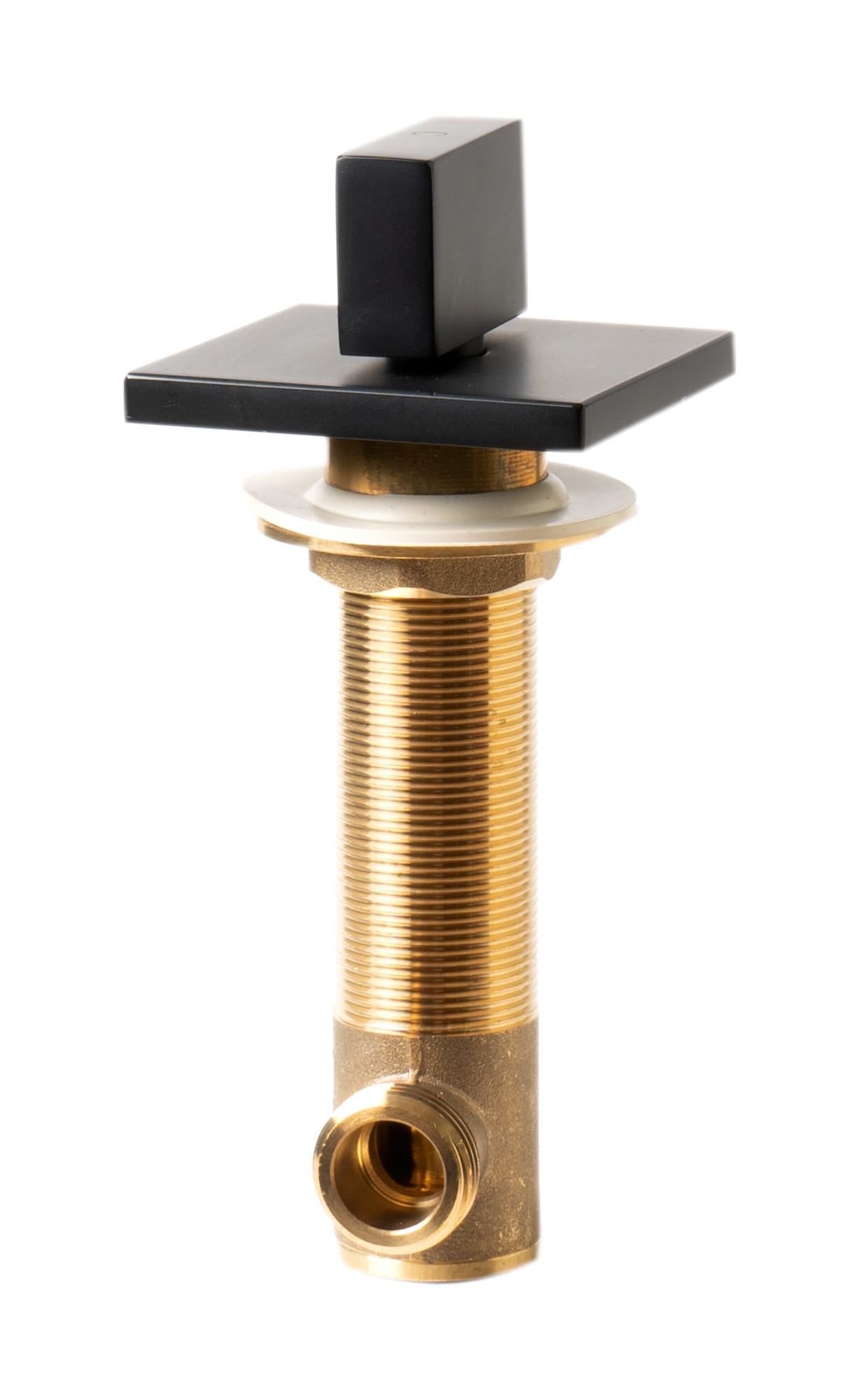 Matte Black Brass Widespread Bathroom Faucet