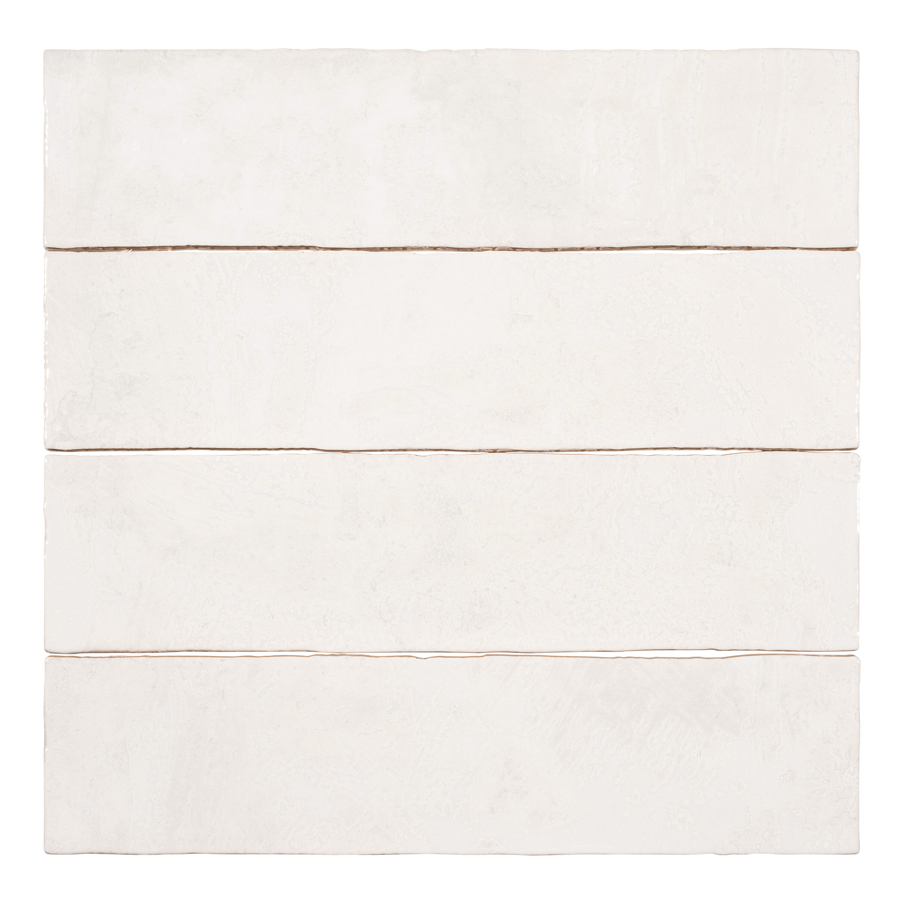 Andova Tiles SAM-ANDSPL558 Sample- Coconut 3-in x 12-in Glossy Ceramic Subway Wall Tile