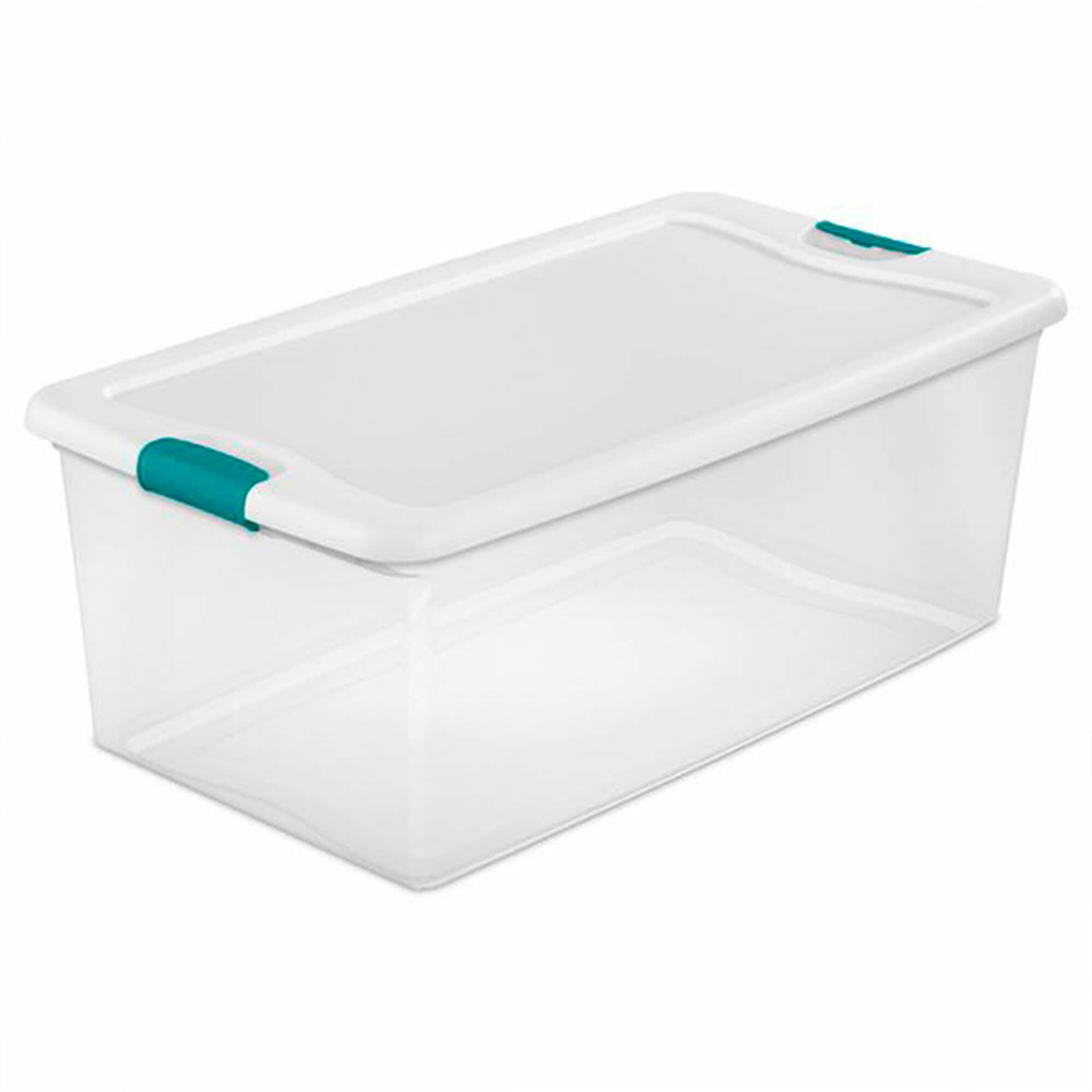 Sterilite Corporation 4-Pack Large 22.5-Gallons (90-Quart) Clear Tote with  Latching Lid in the Plastic Storage Containers department at