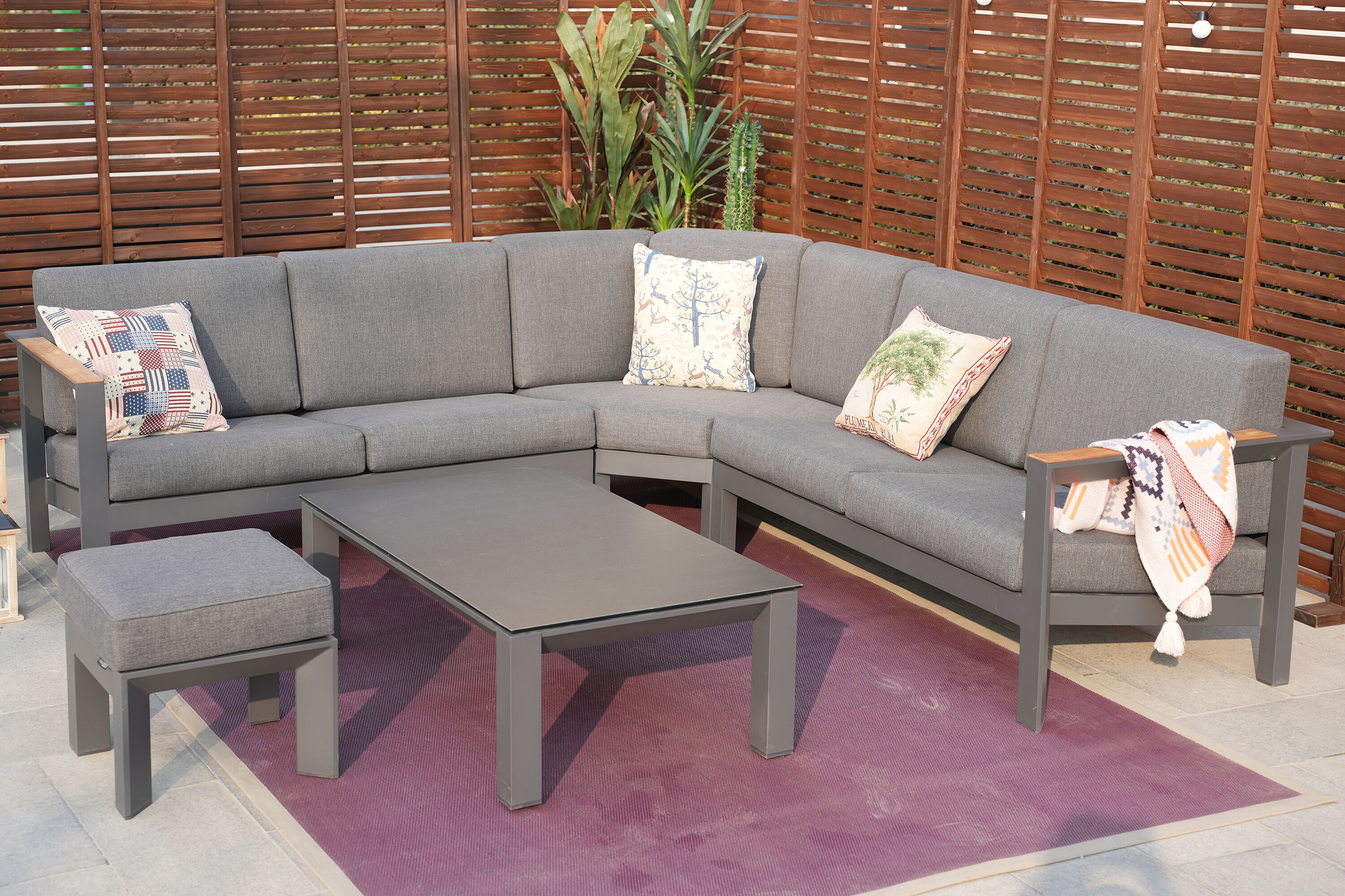 Moda Furnishings MOS-2327-BST-GR Patio-Conversation-Sets - View #2