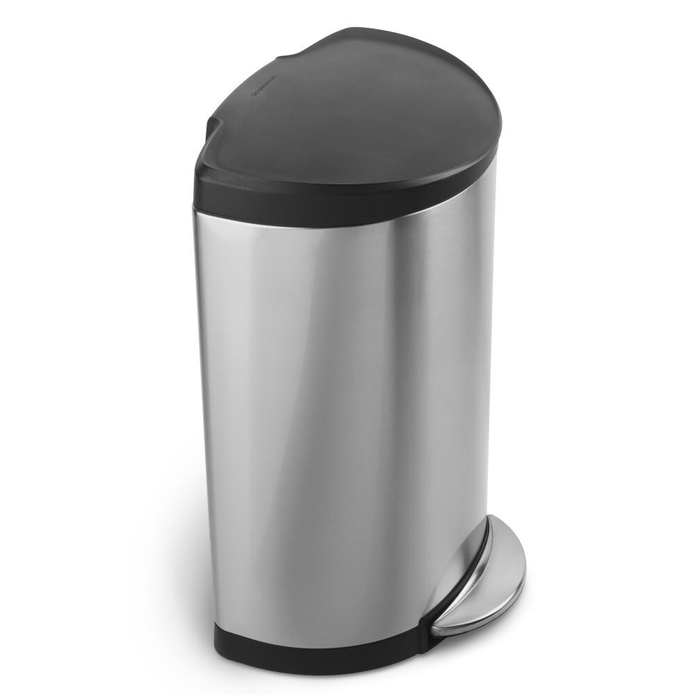 Simplehuman Countertop Trash Can, Brushed Stainless Steel 1.5 Liter / 0.40  Gal