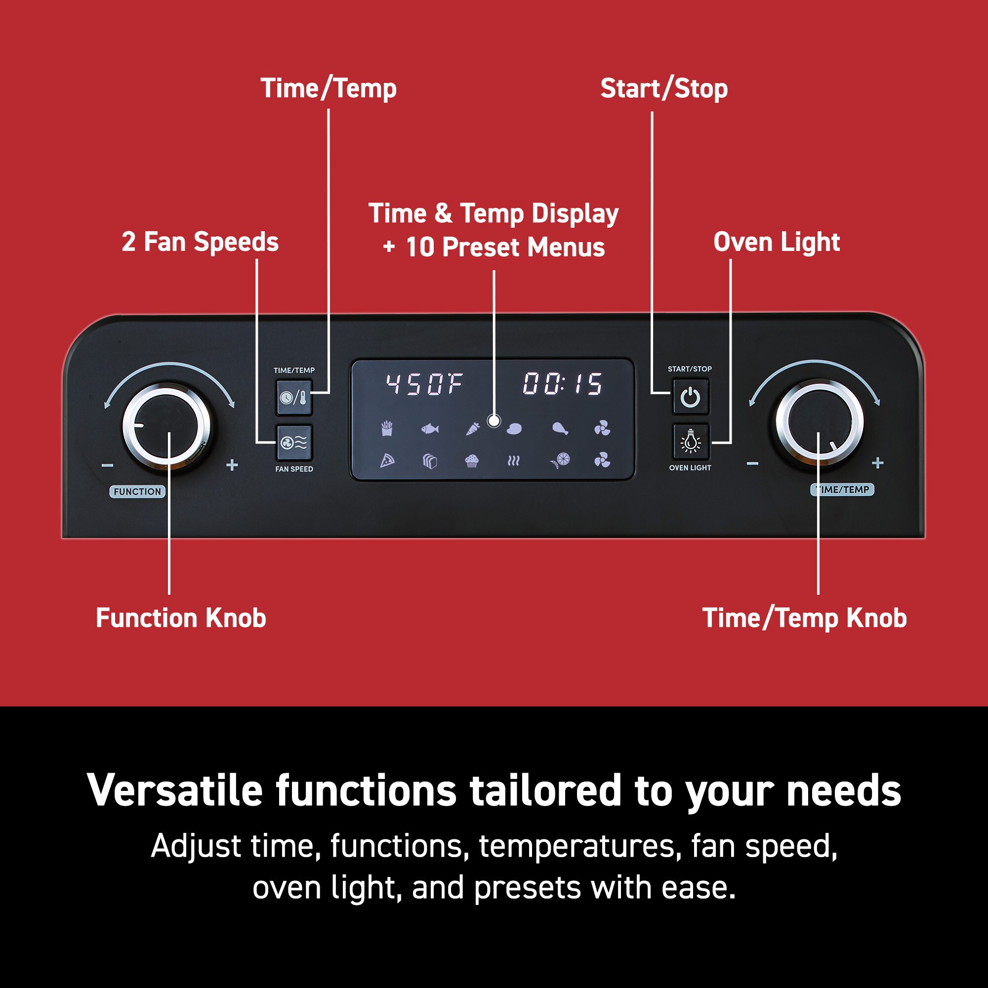 Elite EAF9010B Air-Fryers - View #3