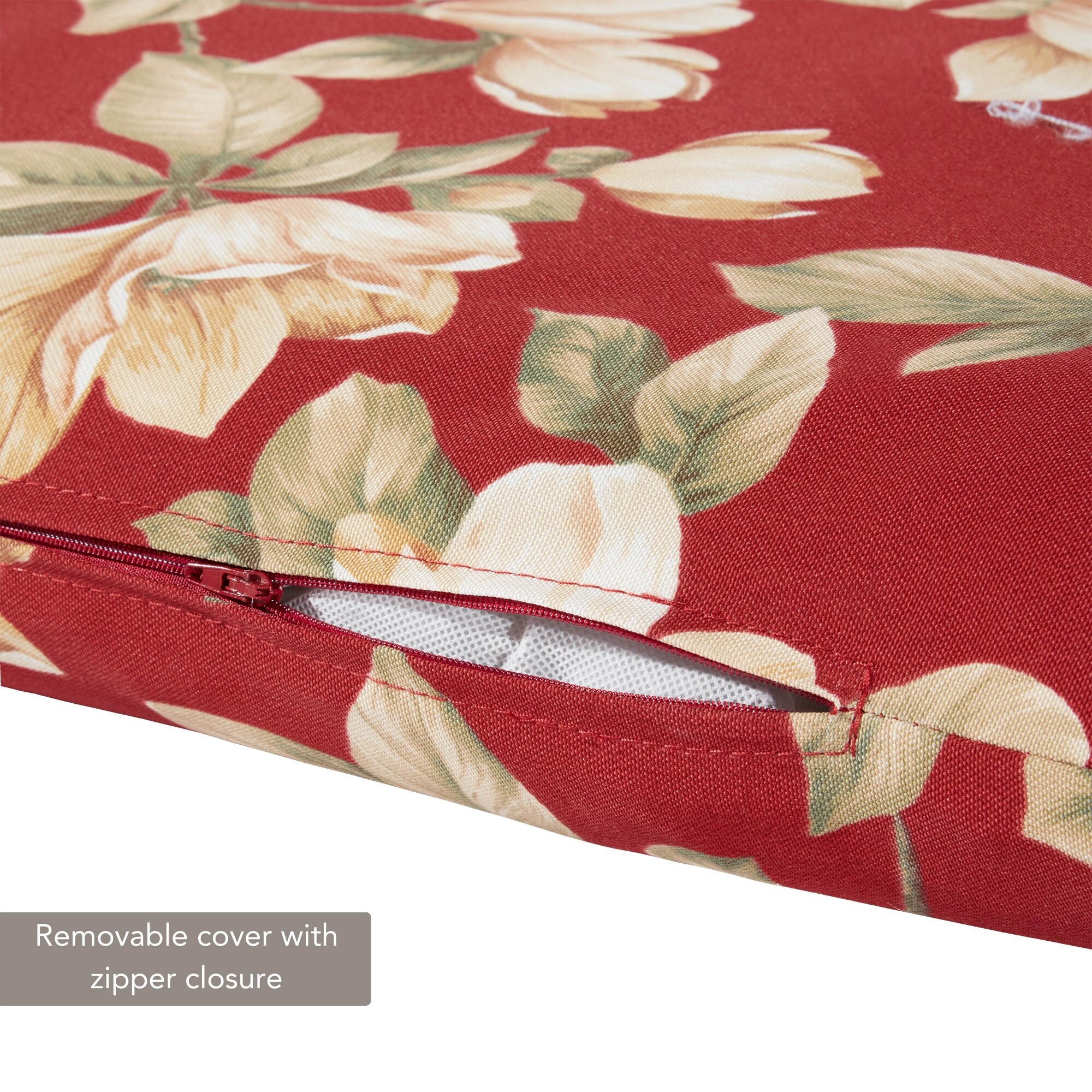 Greendale Home Fashions OC2802-ROMAFLORAL Patio-Furniture-Cushions - View #5