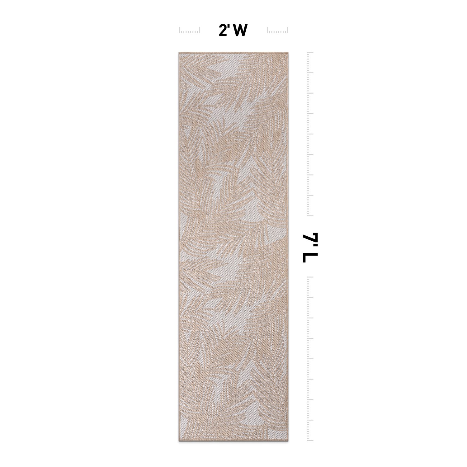 World Rug Gallery 117NATURAL2X7 rugs - View #3