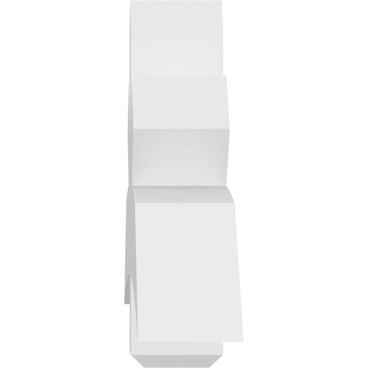 Ekena Millwork GBP072X21X0606ALB00 Exterior-Brackets-Braces - View #3