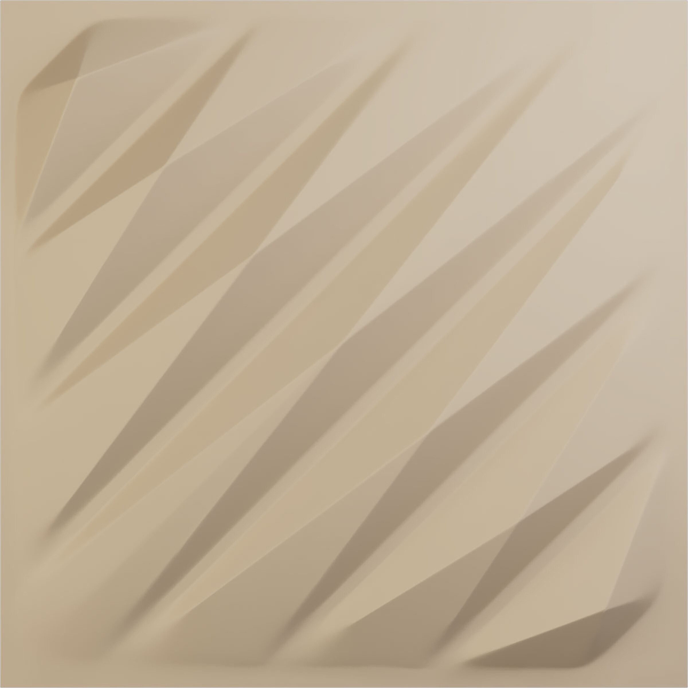 Ekena Millwork WP20X20AWGBE-CASE-12 19-5/8-in x 19-5/8-in Embossed Paintable/Stainable Brown/Tan PVC Wall Panel ( 12 -Pack, Covers 32.04-sq ft )