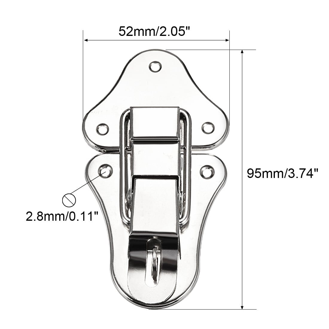 Unique Bargains S25093001UX7468 Cabinet-Latches - View #4