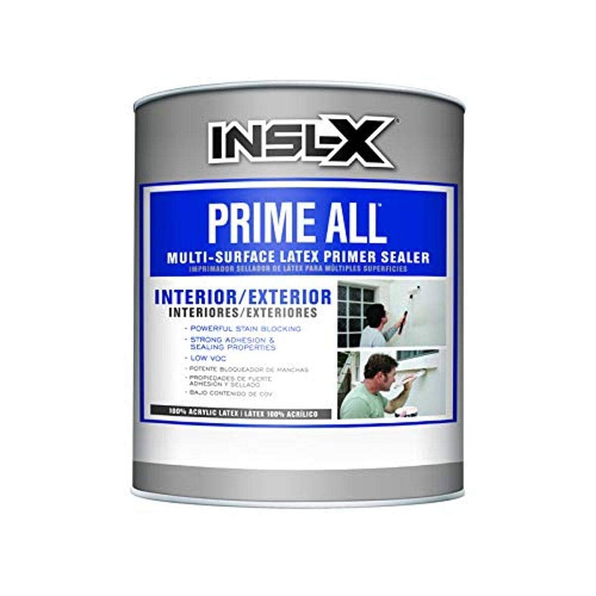 Benjamin Moore INSL-X Prime All White Flat Water-Based Acrylic Latex Primer 1 qt #AP1000099-04