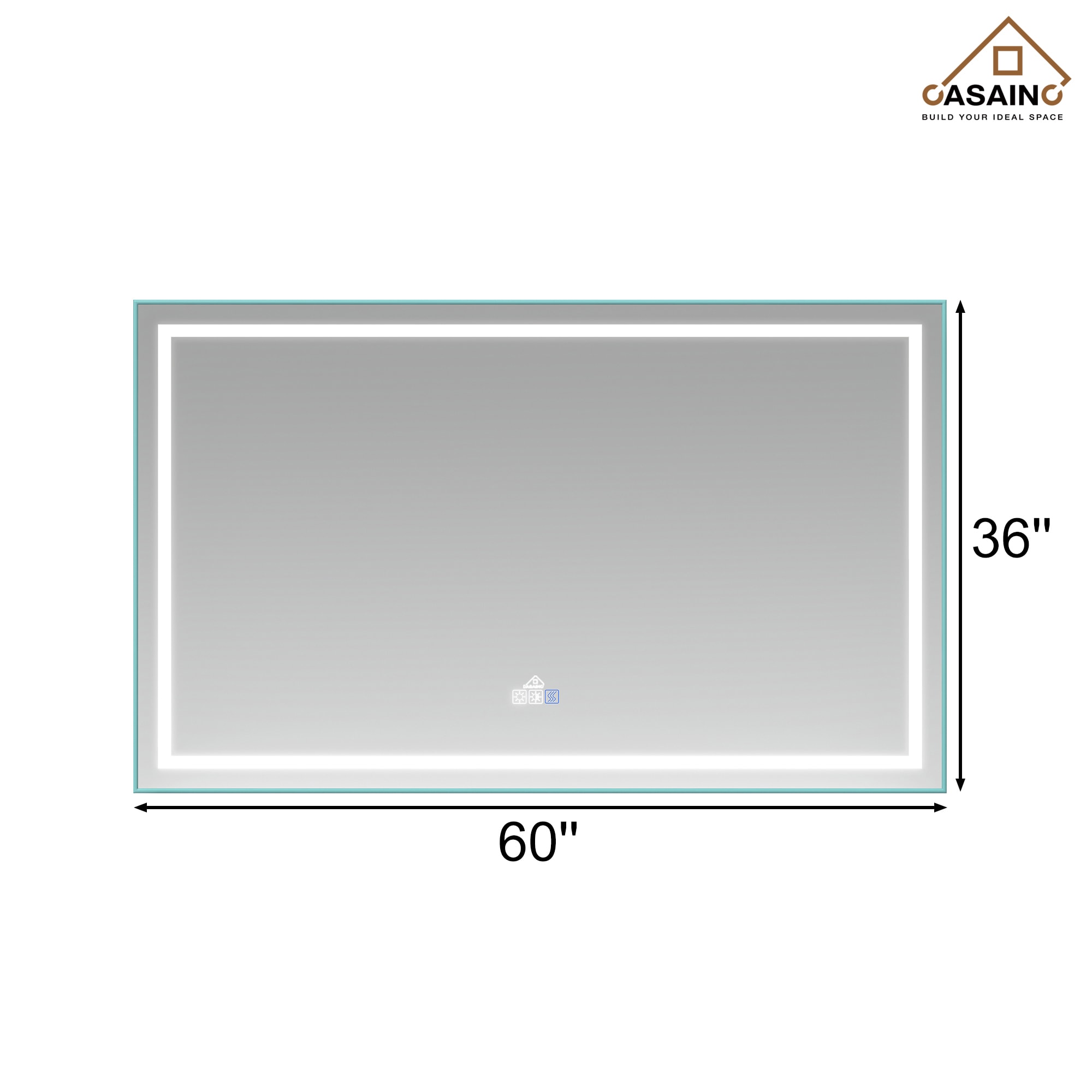 CASAINC MD02-3672SF0 Framed-Bath-Mirrors - View #8