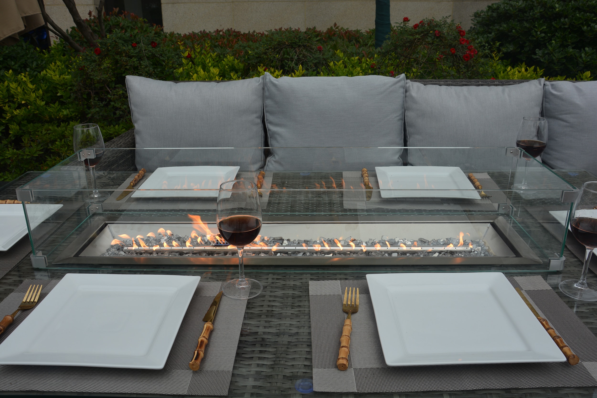 Moda Furnishings 1403-1106R-G Patio-Conversation-Sets - View #4