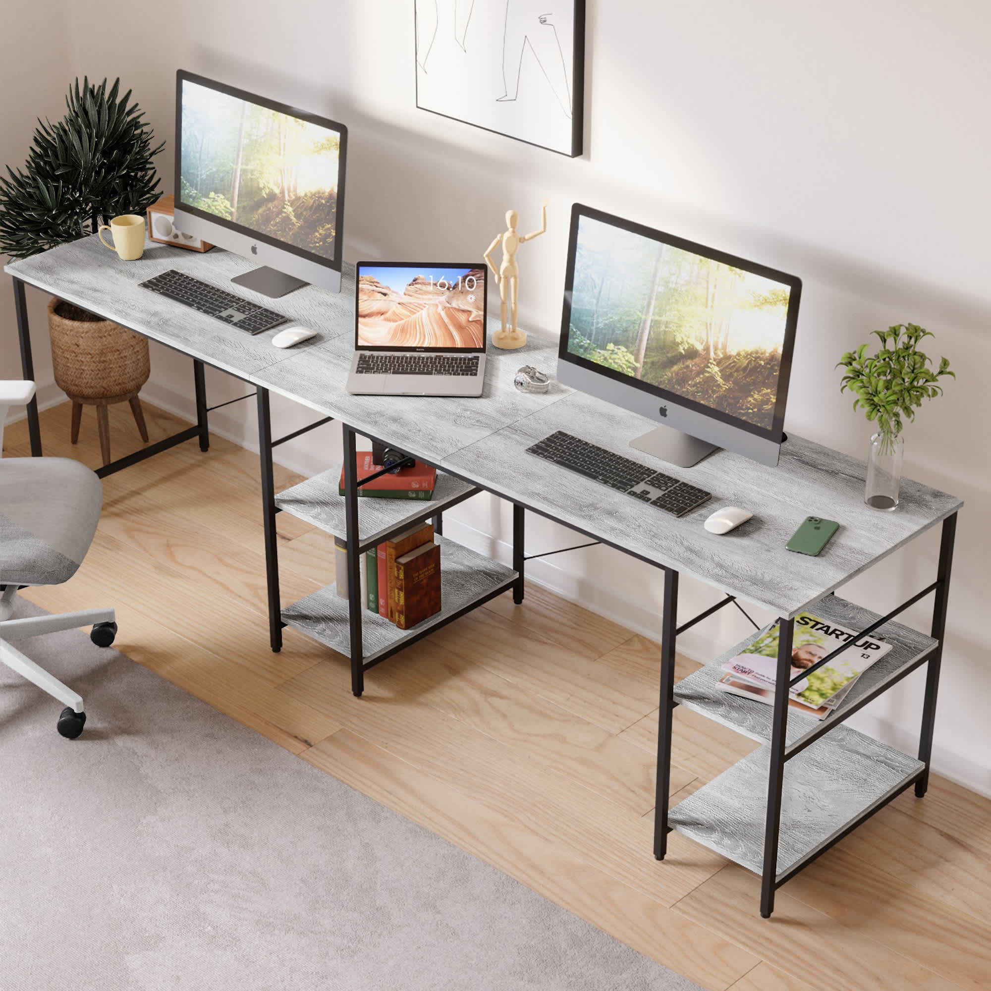 Bestier LOW-15158-D31BSH desks - View #6