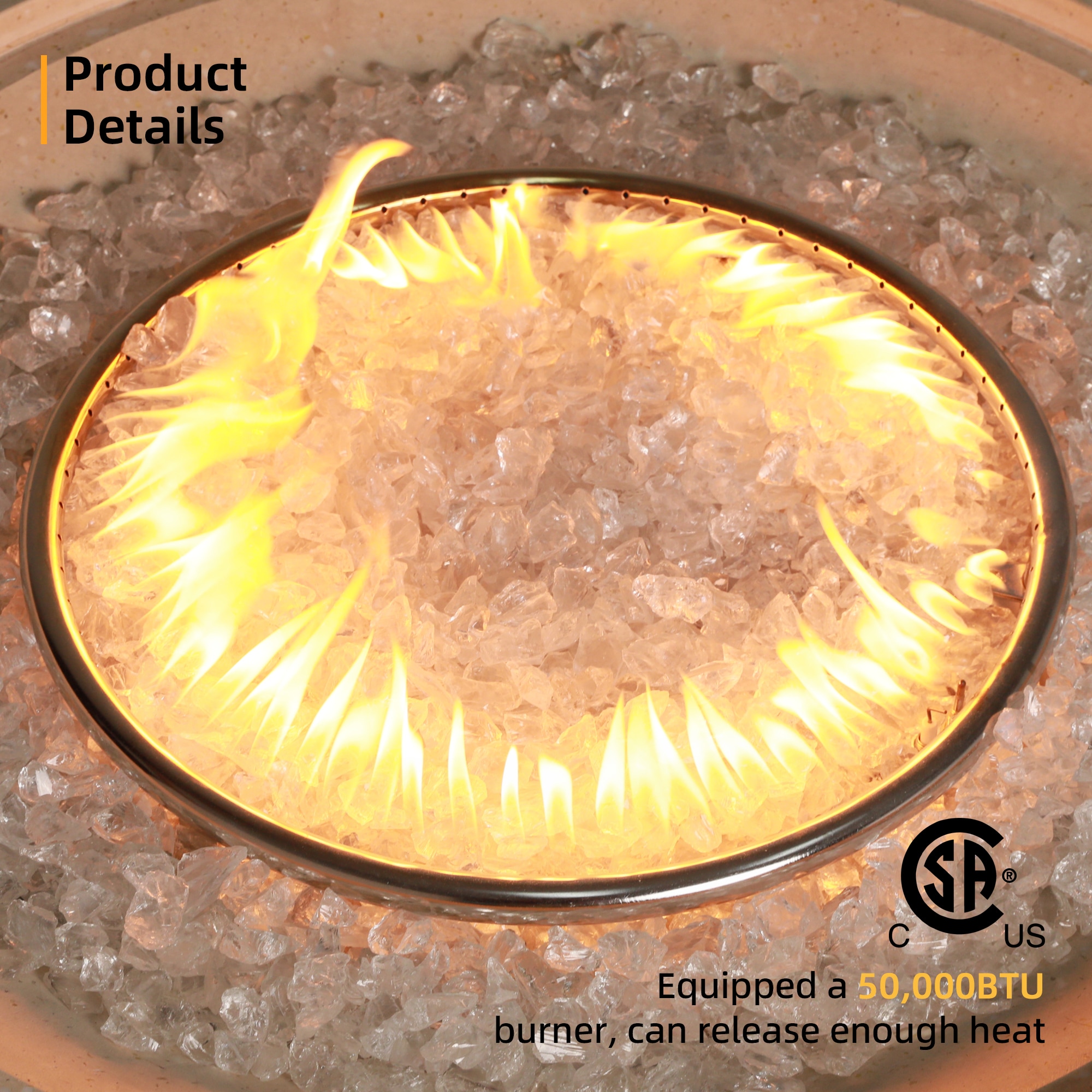 Patio Watcher LS-42S-MH Outdoor-Gas-Firepits - View #4