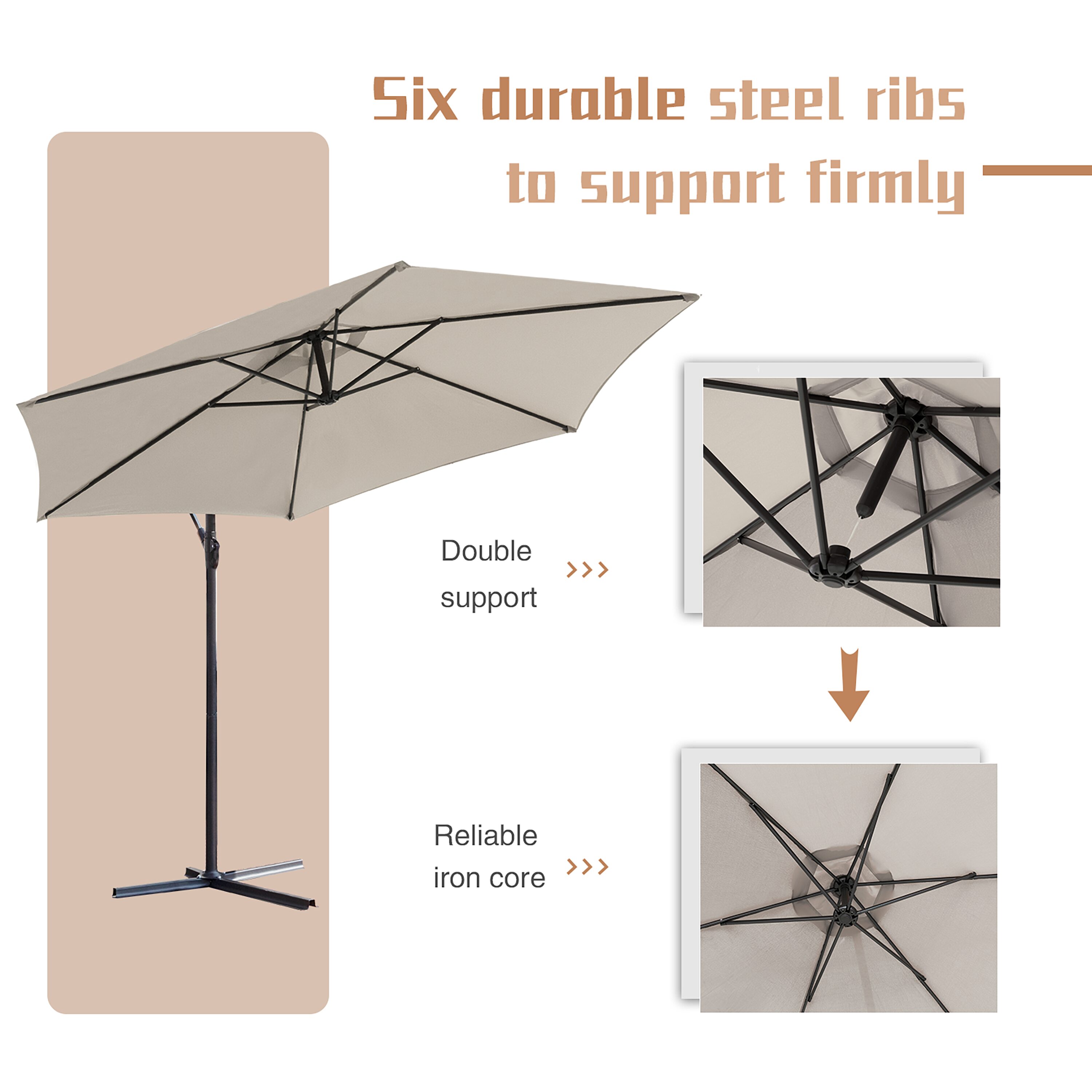 Vineego LS-BUB933BG Umbrellas-2 - View #4