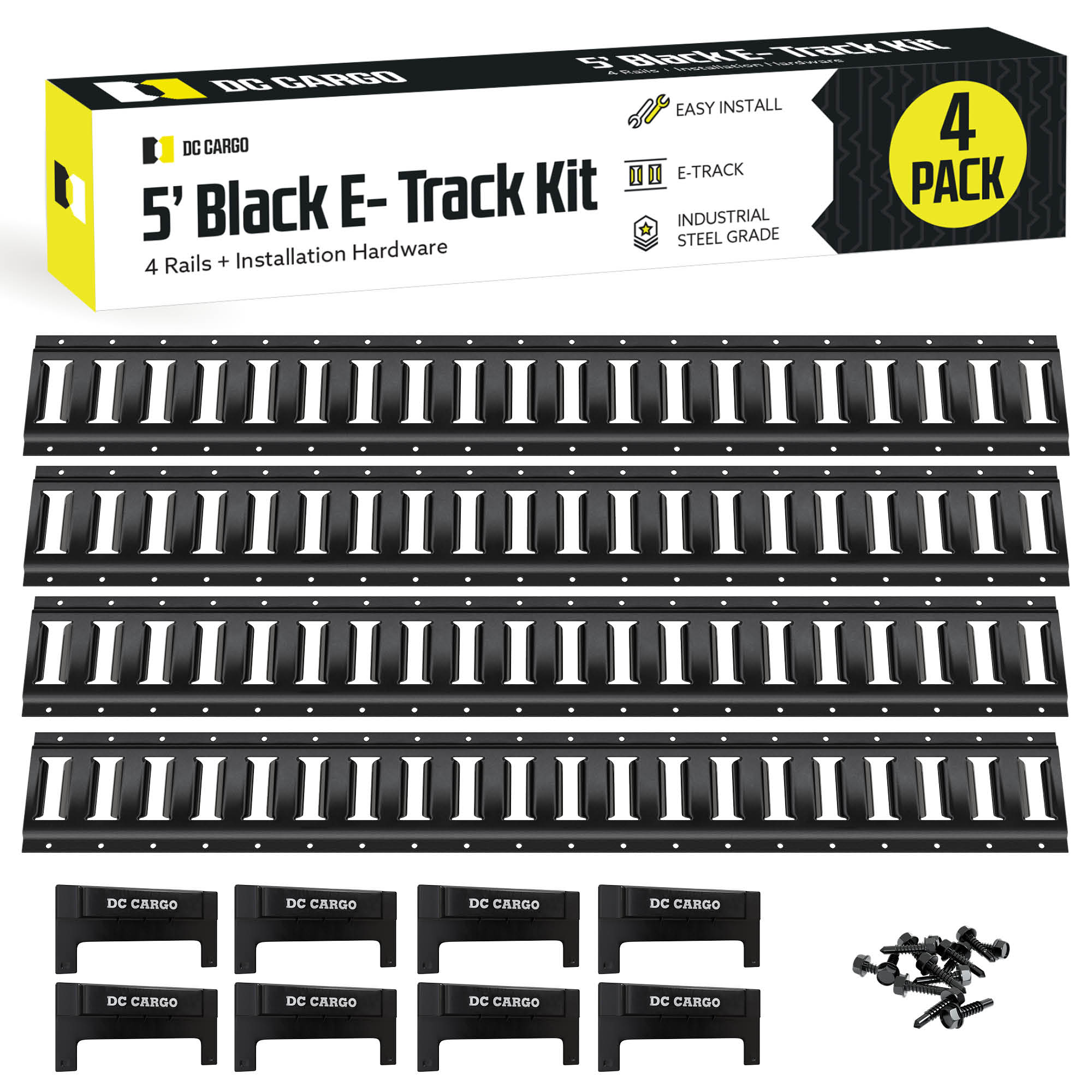 DC Cargo E-Track Steel E-track 18 -Pieces #5HETPKIT001
