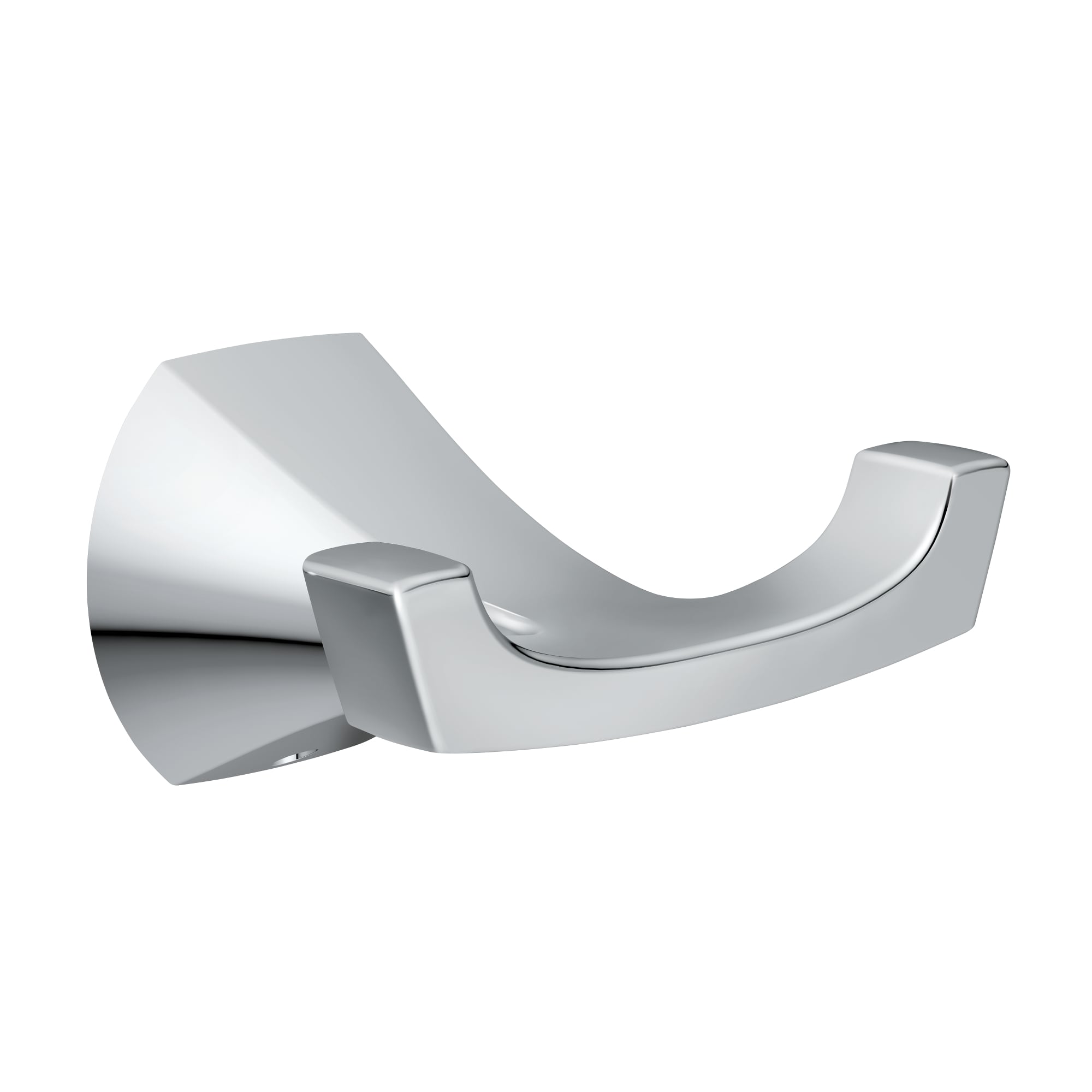 Moen Caldwell Chrome Double-Hook Wall Mount Towel Hook in the Towel Hooks  department at