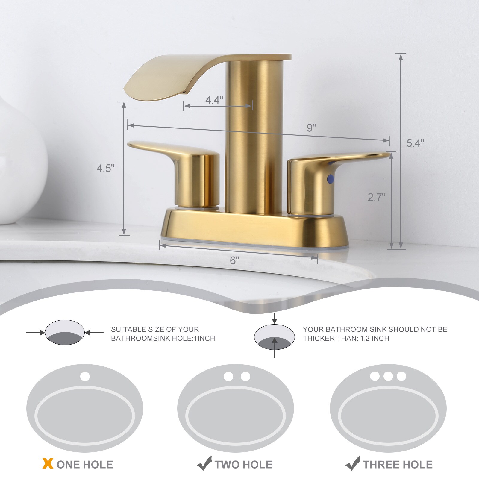 WOWOW 2326900G Lavatory-Faucets - View #6