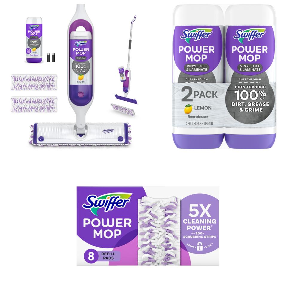 Swiffer  PowerMop Vinyl, Tile and Laminate Floor Care Kit