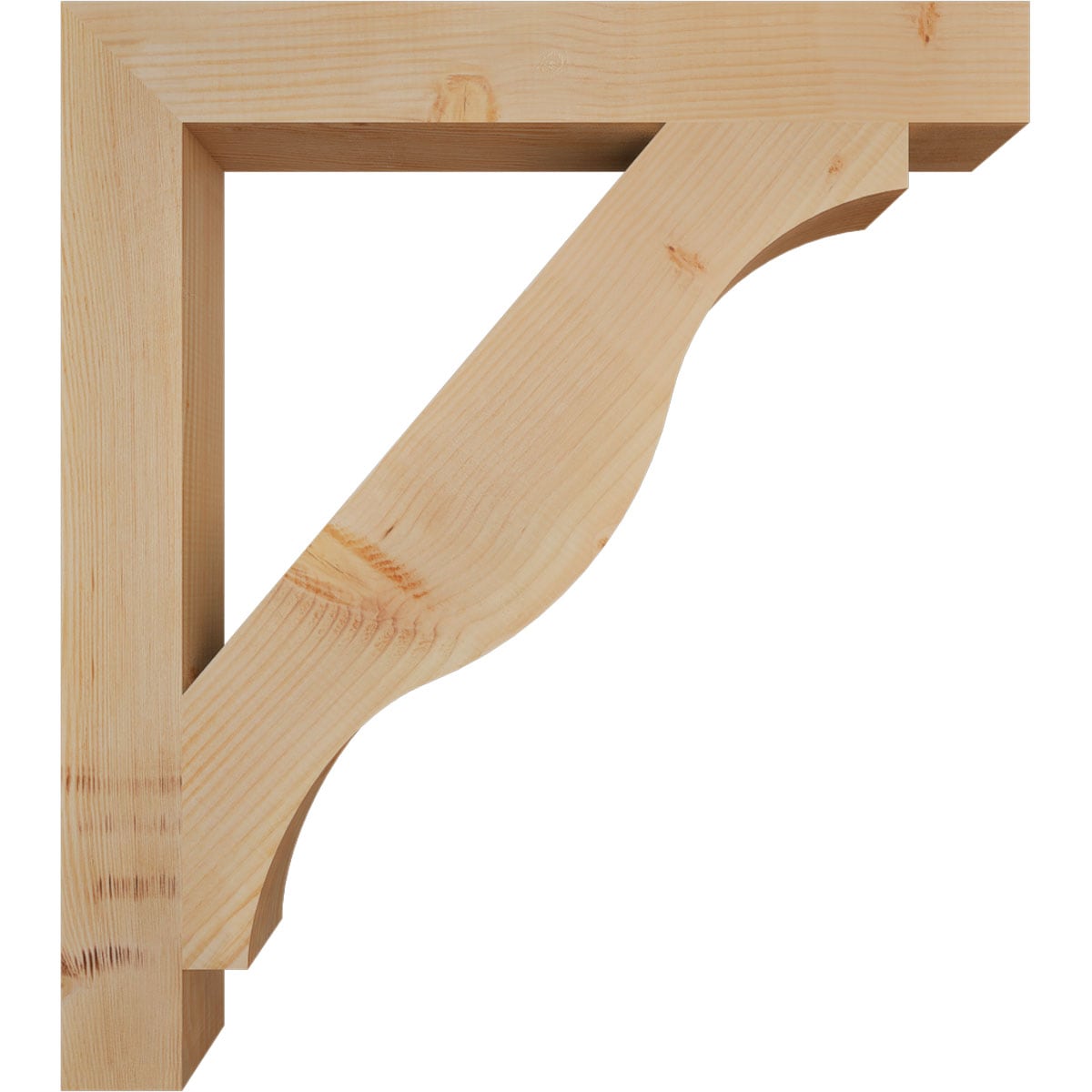 Ekena Millwork BKT04X32X36FST05SDF Exterior-Brackets-Braces - View #3