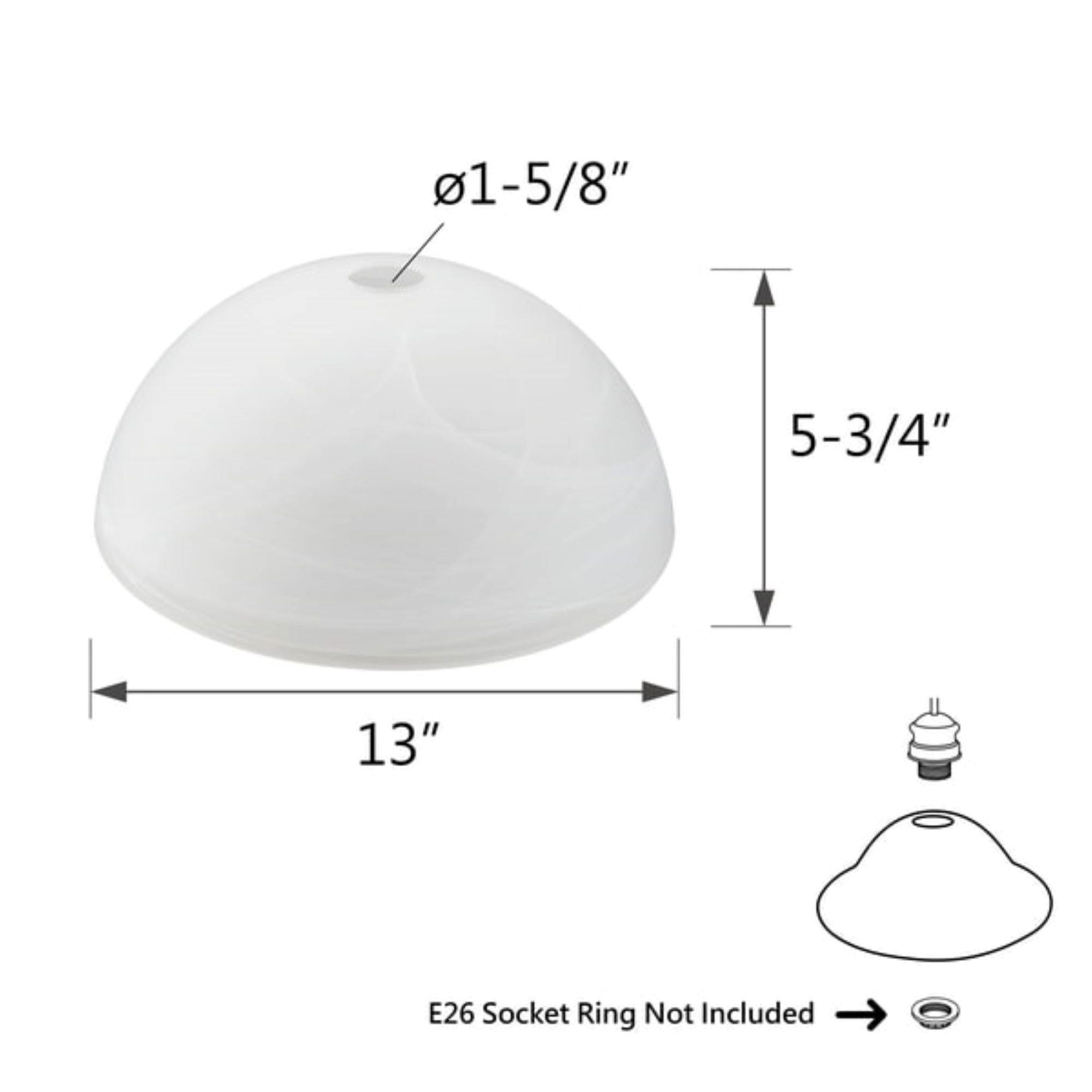 Aspen Creative Corporation 23516-21 Light-Shades - View #7
