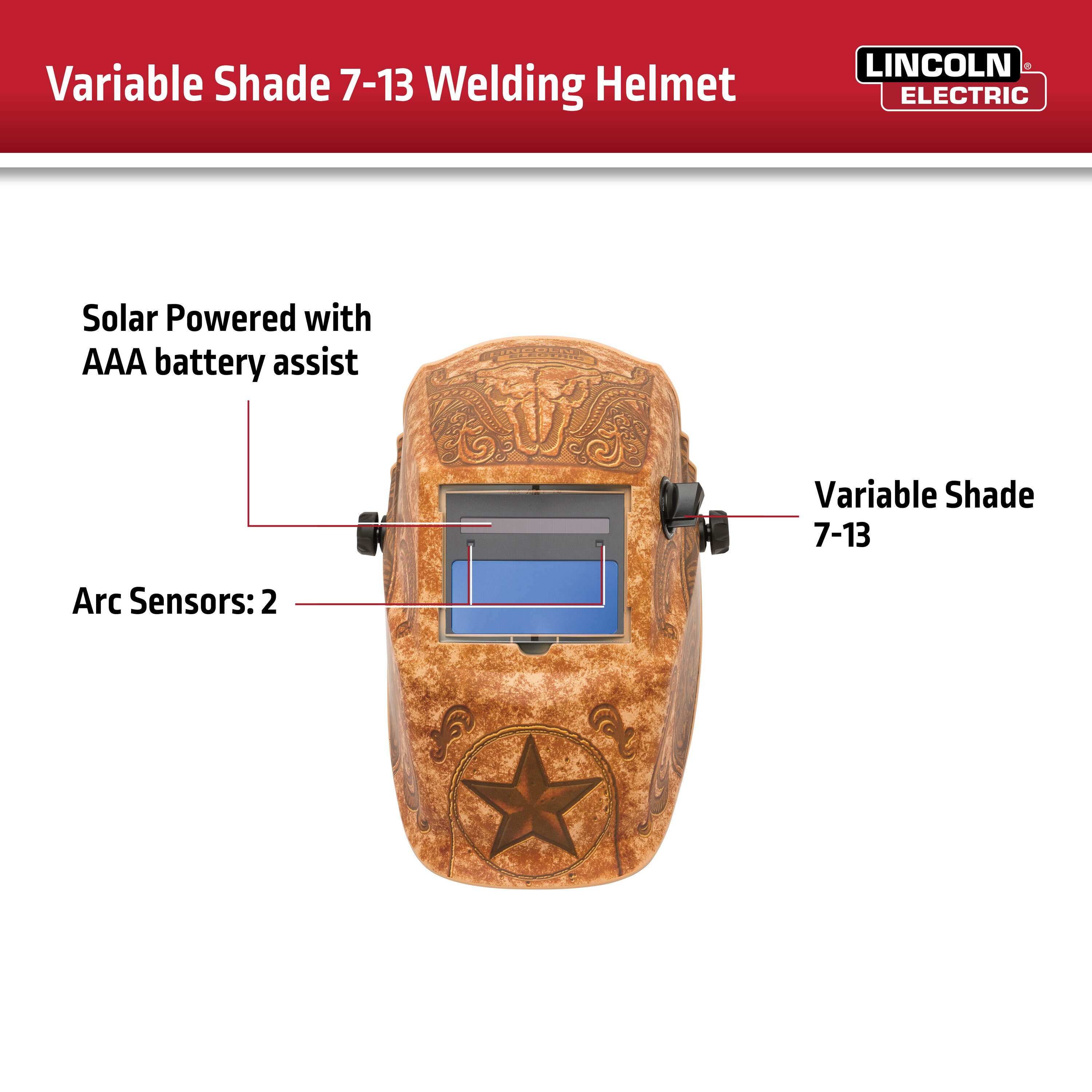 Lincoln Electric Auto Darkening Variable Shade Brown Welding Helmet K4134-1 simolary.com 13 Lincoln Electric Auto Darkening Variable Shade Brown Welding Helmet K4134-1 Simolary simolary.com 13