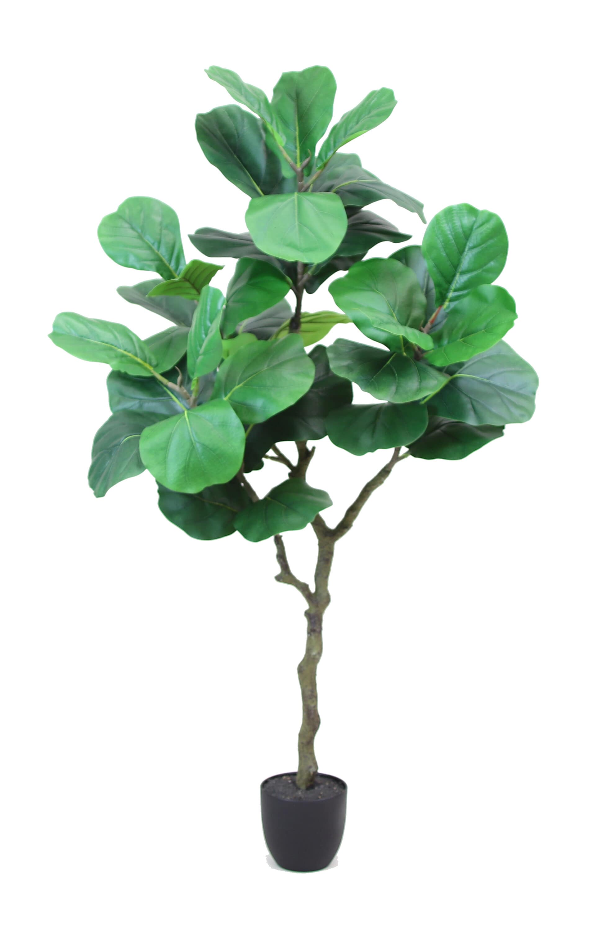 The Mod Greenhouse YPT01087 50-in Green Indoor Floor Fiddle Leaf Artificial tree