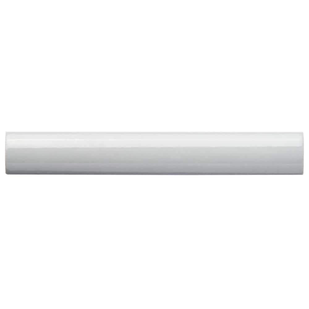 Artmore Tile EXT3RD106617 Abbey Road Light Gray Polished Porcelain Quarter round Tile ( 0.06-Sq. Feet / Piece )