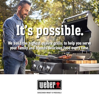 Weber 22-in W x 56.6-in Black Gas Grill Cover in the Grill Covers department at Lowes.com
