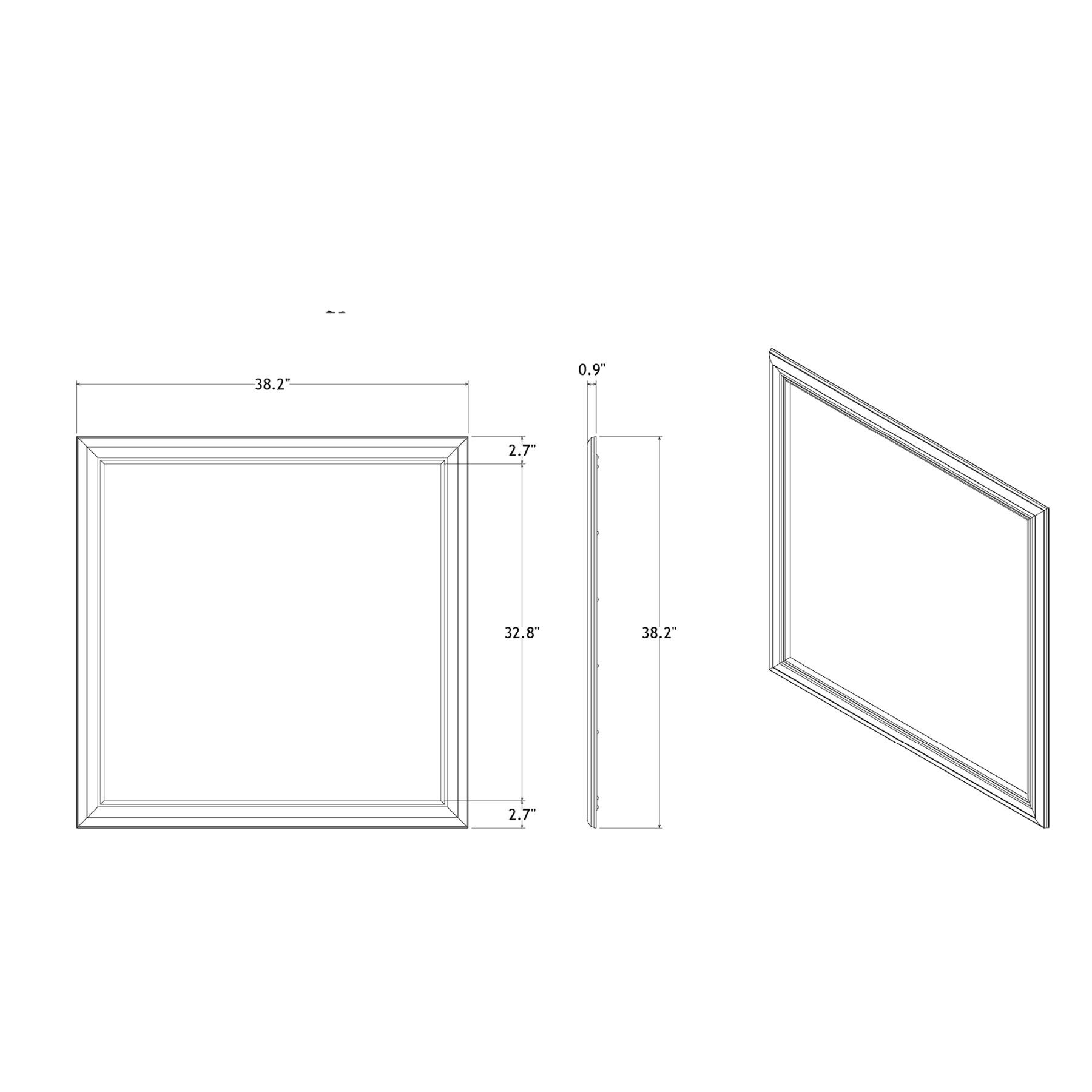Blisstyle ZZZ1480UHTEUY Framed-Bath-Mirrors - View #7
