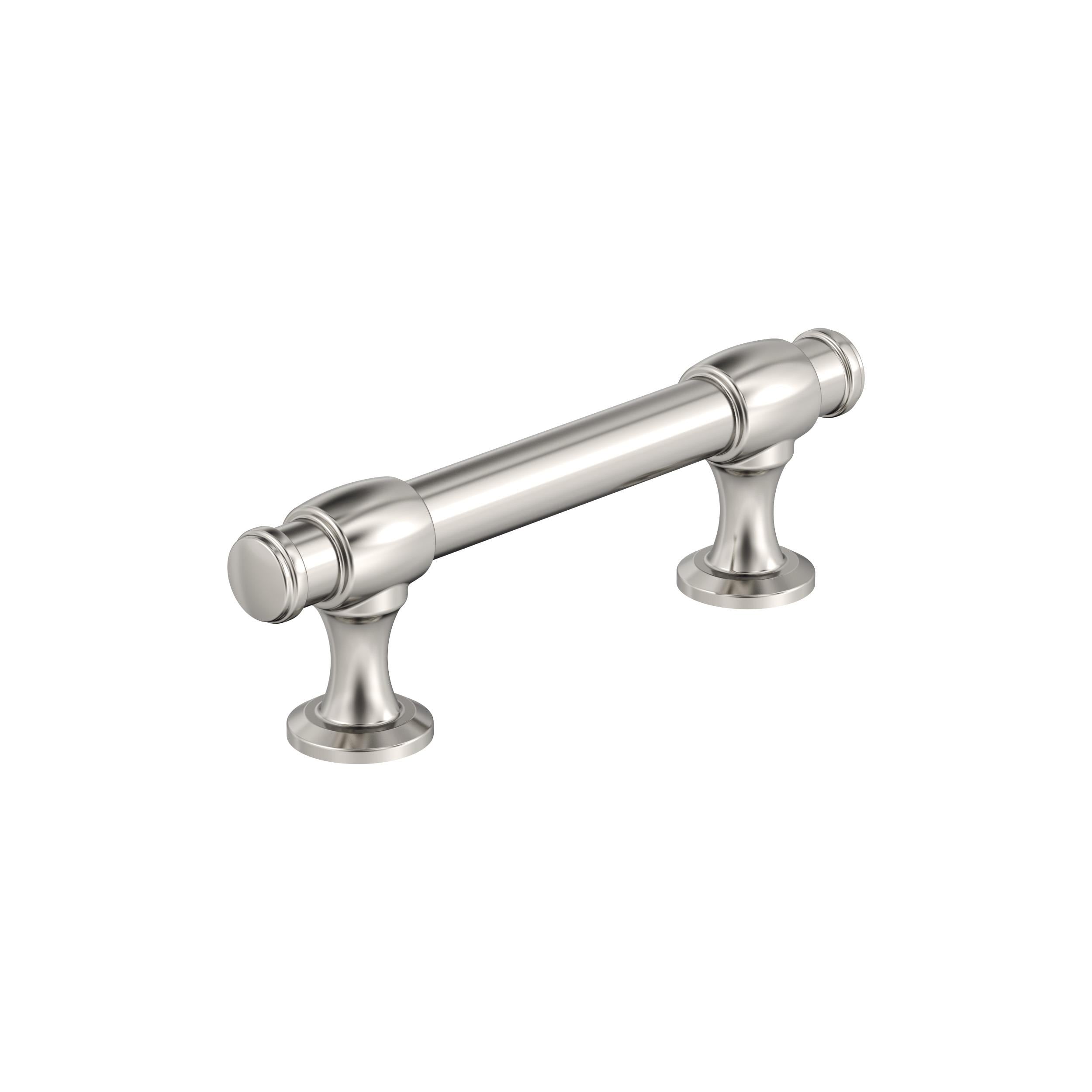 Amerock BP36770PN Winsome 3-in , 76mm Center to Center Polished Nickel Cylindrical Bar
