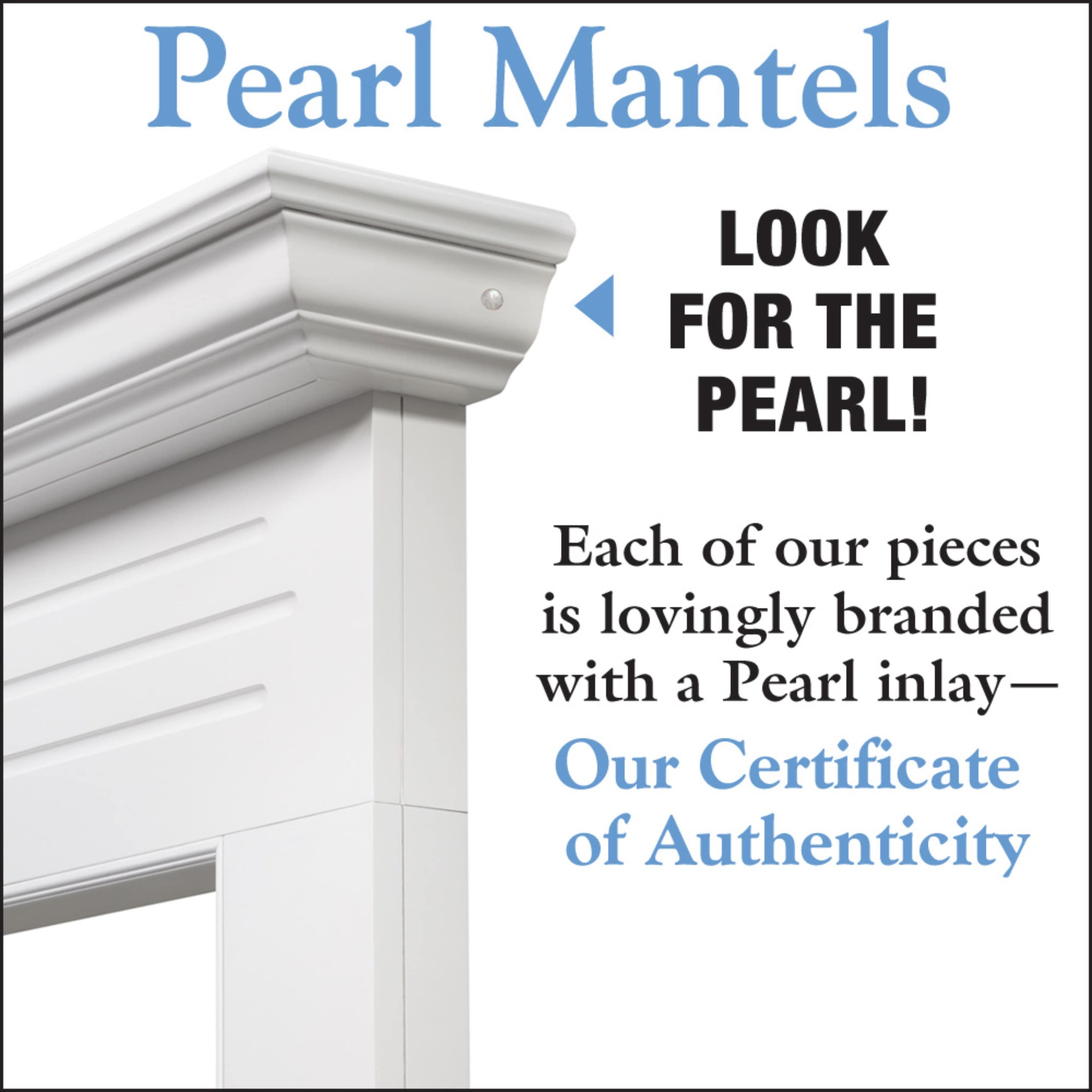 Pearl Mantels SSUP48510L Mantel-Surrounds-Pilasters - View #4