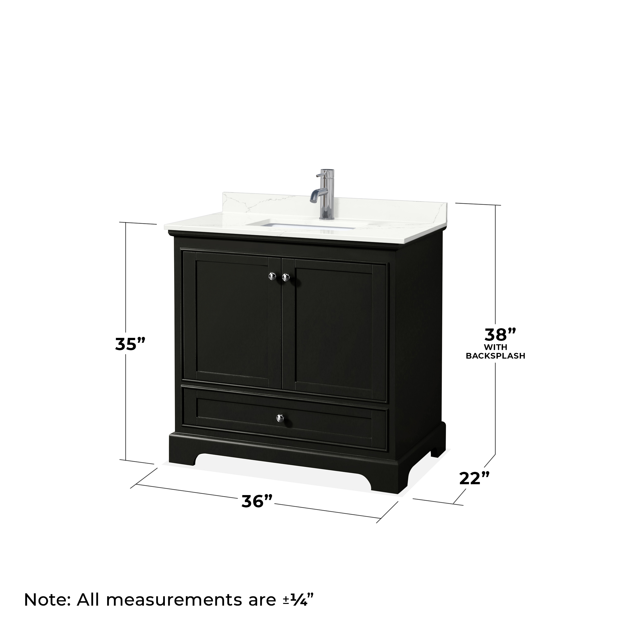 Wyndham Collection WCS202036SDEGTUNSMED Bath-Vanity-Combo - View #5