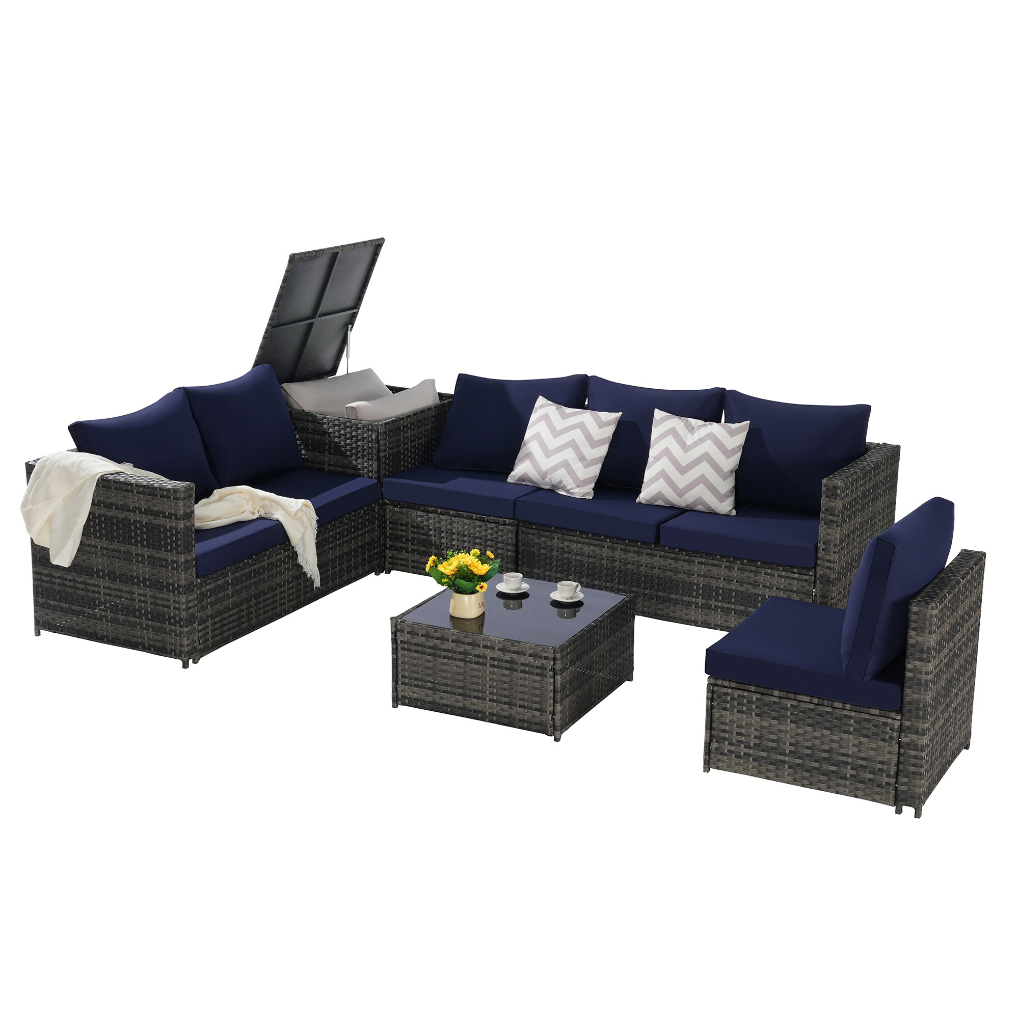 SINOFURN SYB670033NV Patio-Sofas-Daybeds - View #5